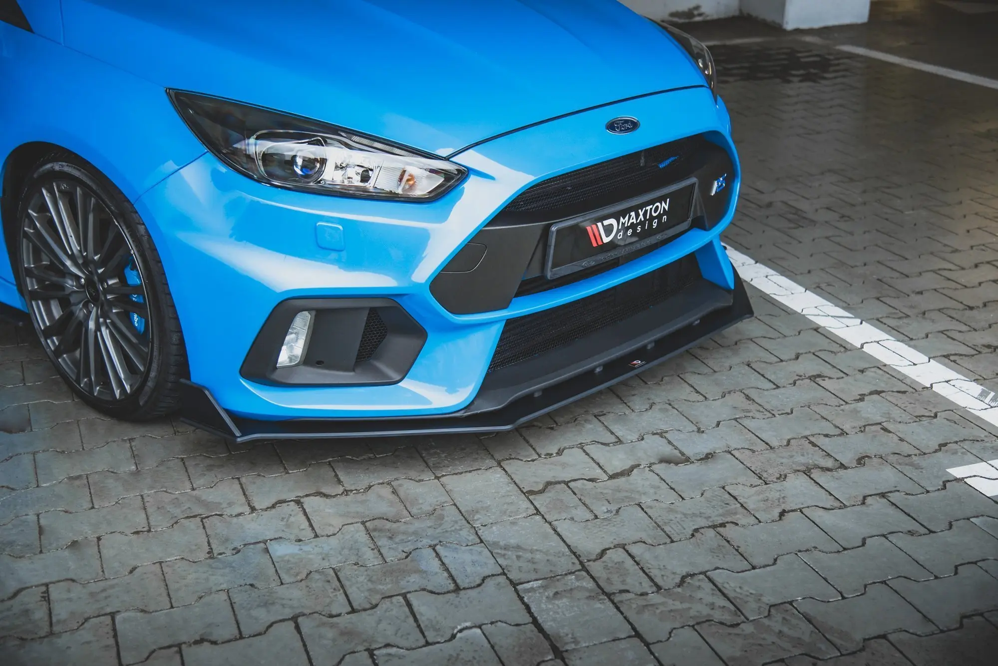Frontspoiler Ford Focus III RS 2015-2018 | V.2 Street Pro Black Edition