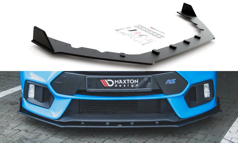 Frontspoiler Ford Focus III RS 2015-2018 | V.2 Street Pro Black Edition – bilde 2