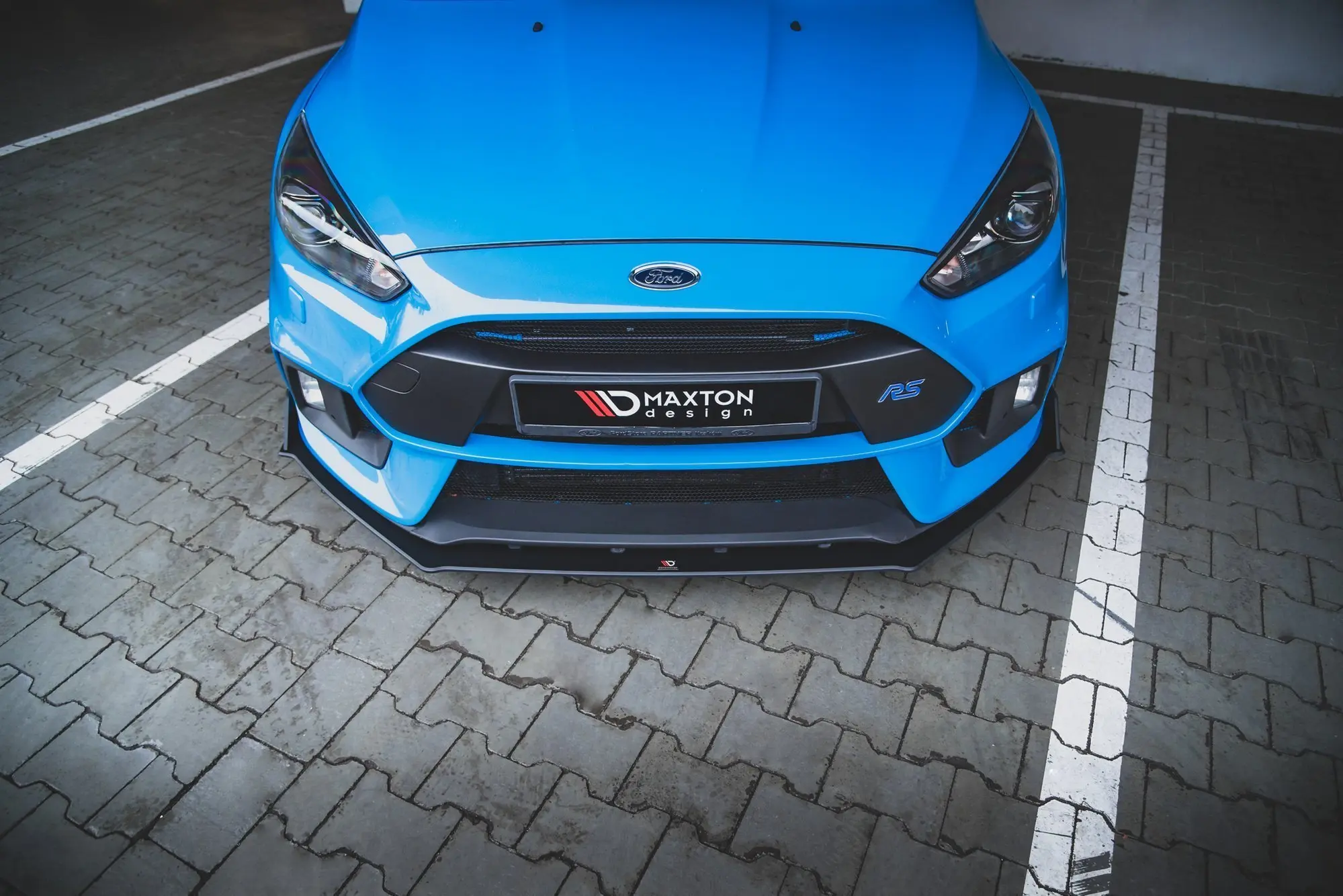 Frontspoiler Ford Focus III RS 2015-2018 | V.2 Street Pro Black Edition – bilde 5