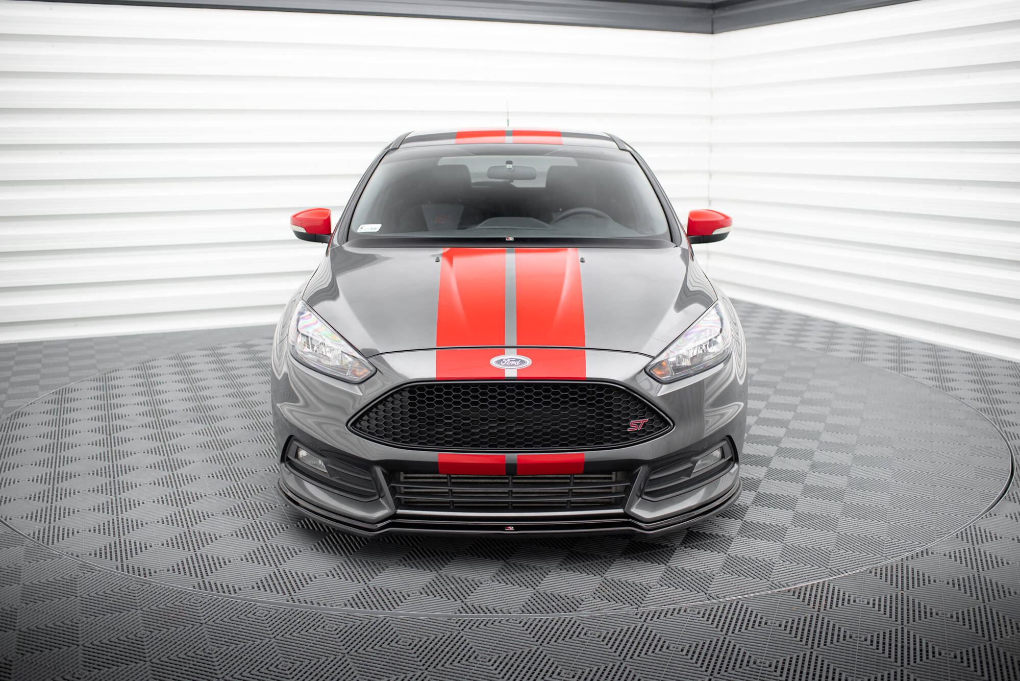 Frontspoiler Ford Focus III ST Facelift 2015 - 2018 | Sport Glossy Black Edition V3 – bilde 2