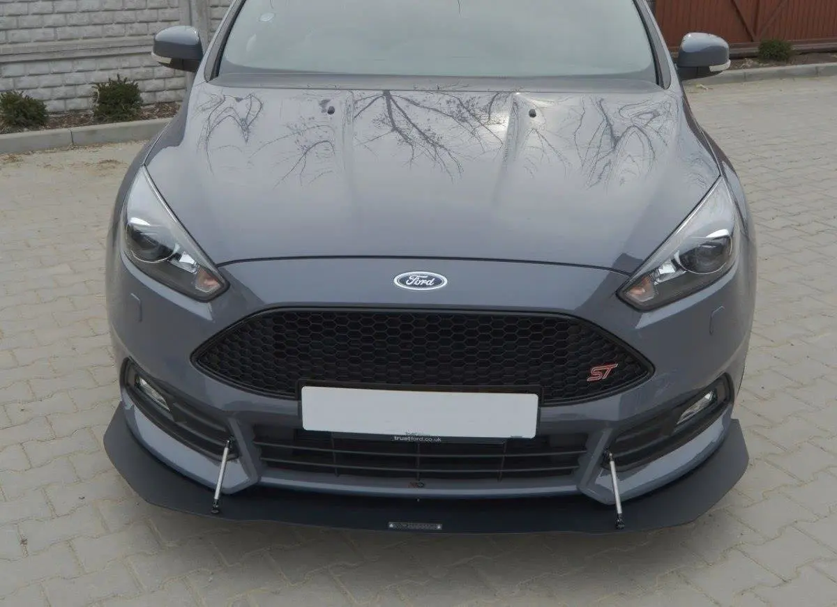 Frontspoiler Ford Focus III ST Facelift 2015-2018 │ V.1 Racing Black Edition – bilde 4