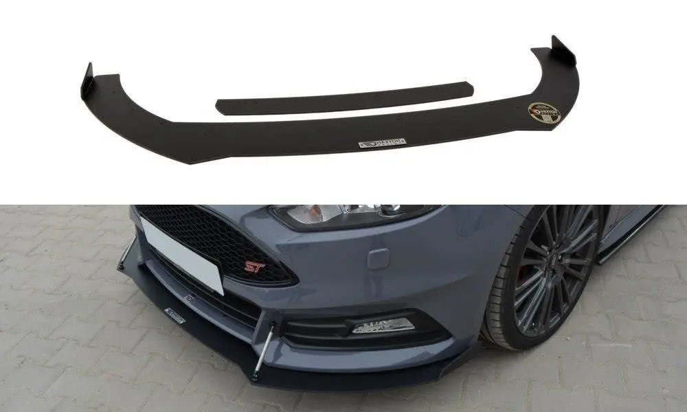 Frontspoiler Ford Focus III ST Facelift 2015-2018 │ V.2 Racing Black Edition – bilde 2