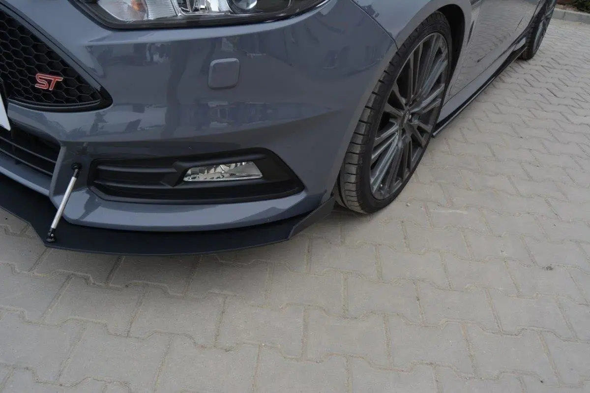 Frontspoiler Ford Focus III ST Facelift 2015-2018 │ V.2 Racing Black Edition – bilde 3