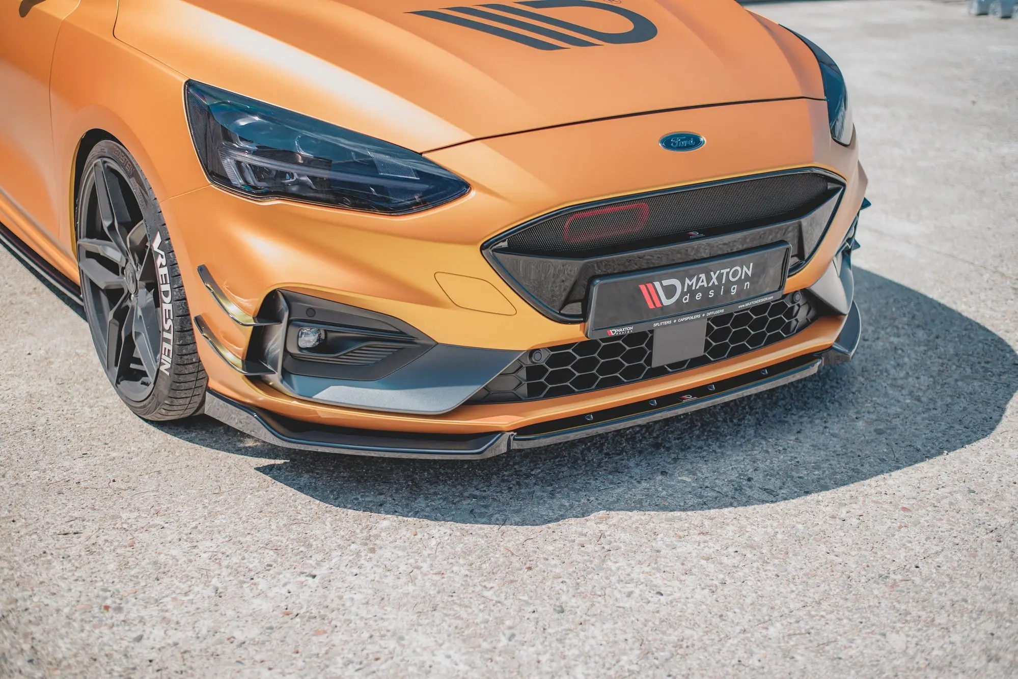Frontspoiler Ford Focus IV ST-Line 2018-> / Focus IV ST 2019-> | V.7 Glossy Black Edition
