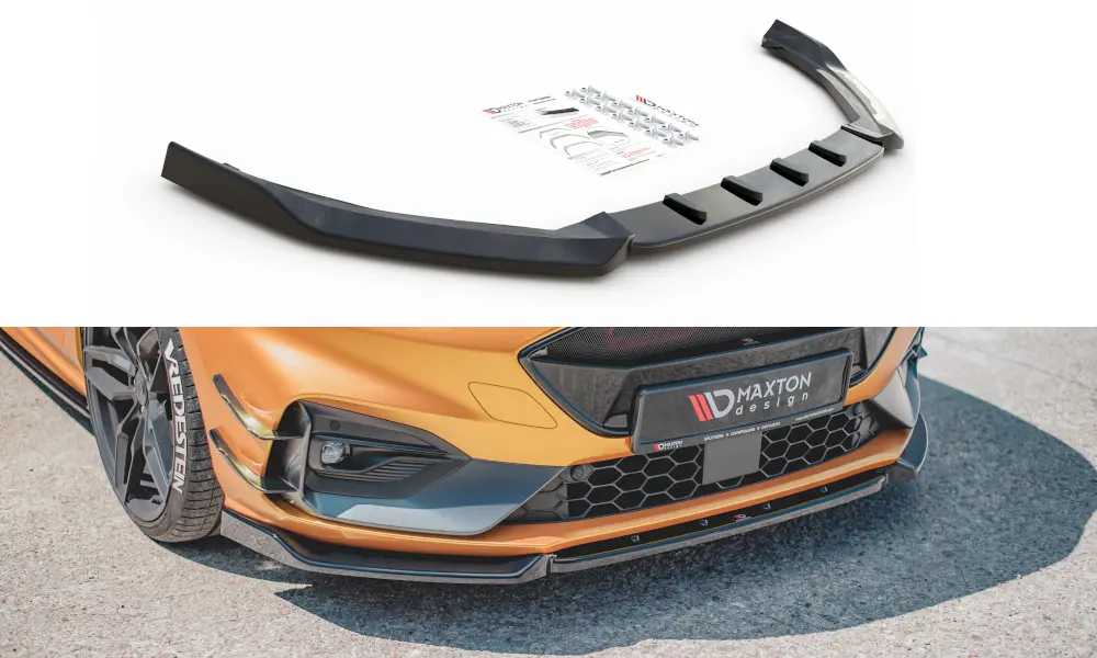 Frontspoiler Ford Focus IV ST-Line 2018-> / Focus IV ST 2019-> | V.7 Glossy Black Edition – bilde 2