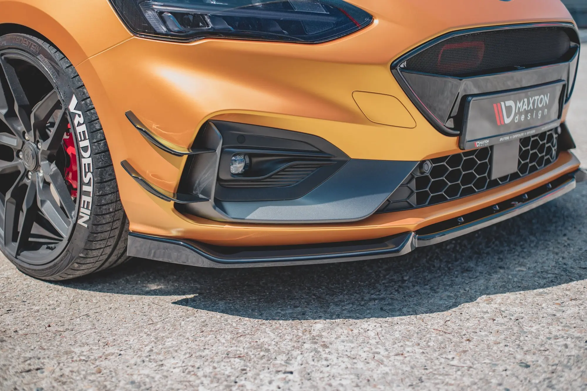 Frontspoiler Ford Focus IV ST-Line 2018-> / Focus IV ST 2019-> | V.7 Glossy Black Edition – bilde 3