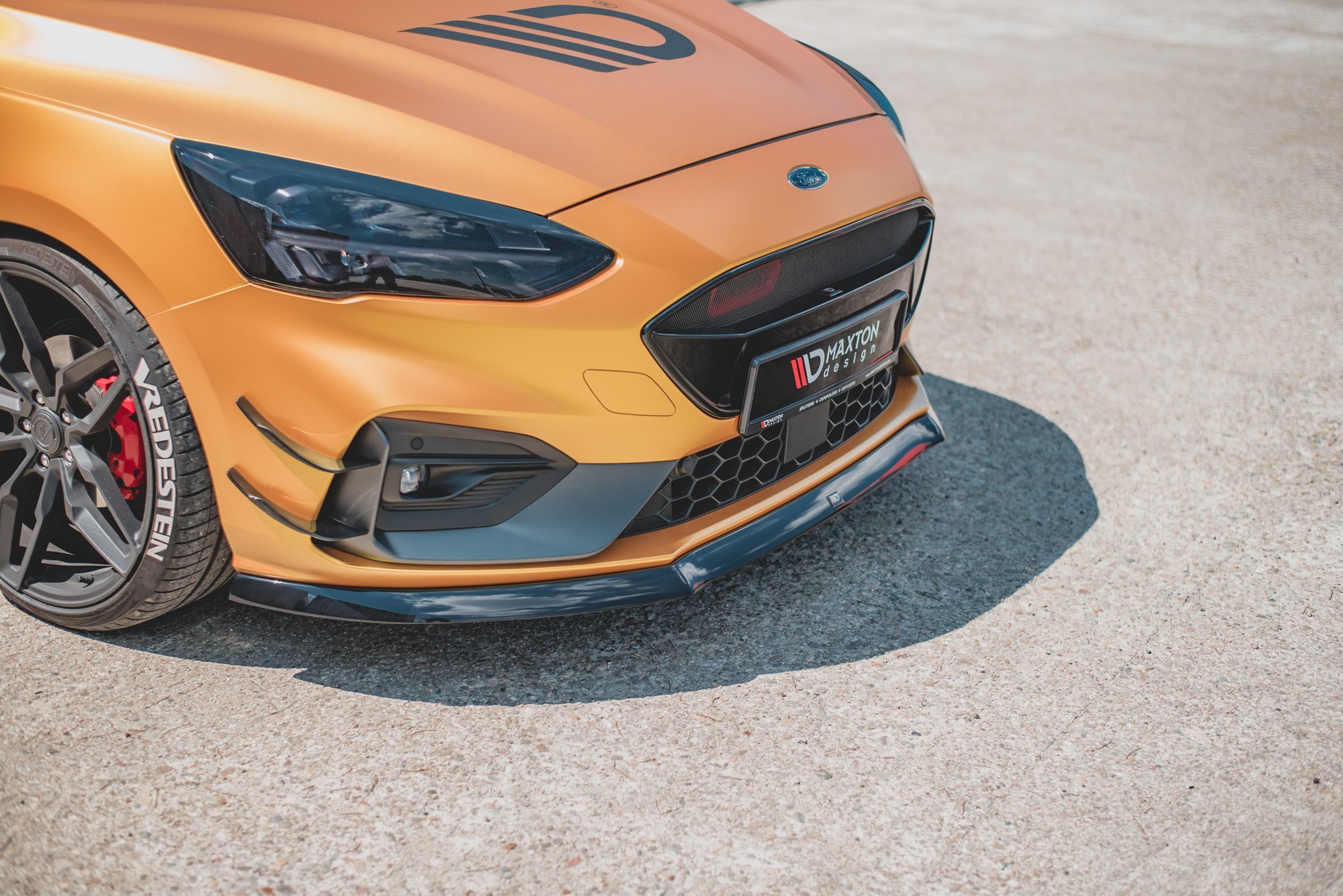 Frontspoiler Ford Focus IV ST-Line 2018-> / Focus IV ST 2019-> | V.8 Glossy Black Edition