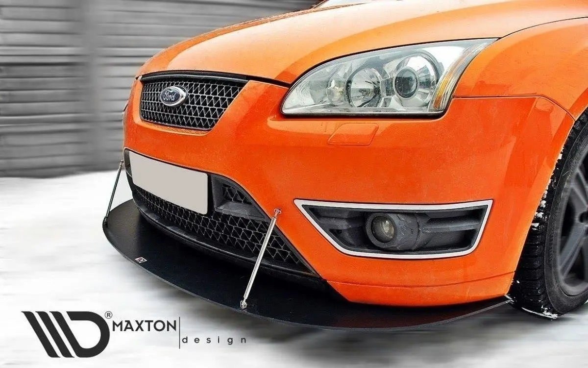 Frontspoiler Ford Focus mk2 ST 2004-2007 | Racing Black Edition