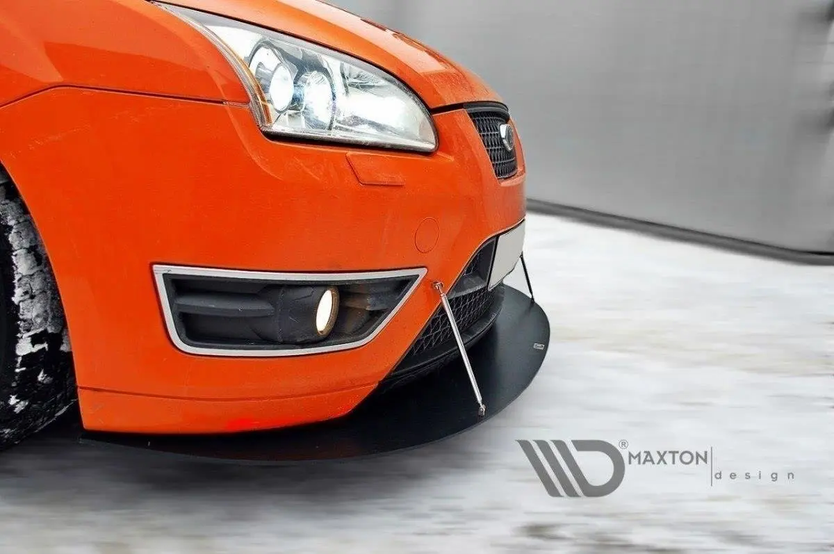 Frontspoiler Ford Focus mk2 ST 2004-2007 | Racing Black Edition – bilde 2