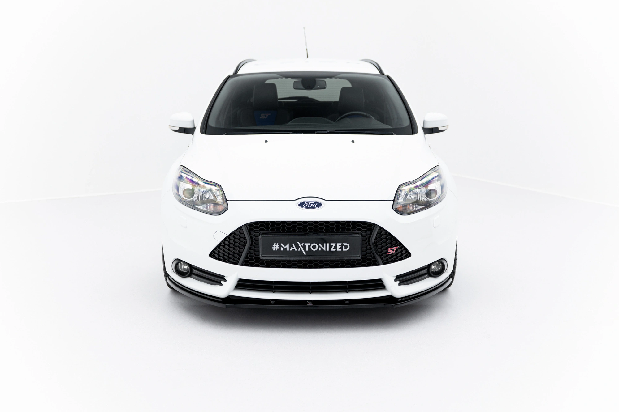 Frontspoiler Ford Focus MK3 ST 2012 - 2014 | V.1 Glossy Black Edition – bilde 2