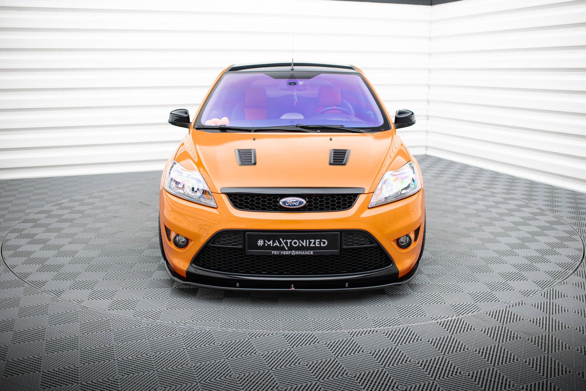 Frontspoiler Ford Focus ST II Facelift 2008 - 2011 | Sport Glossy Black Edition – bilde 2