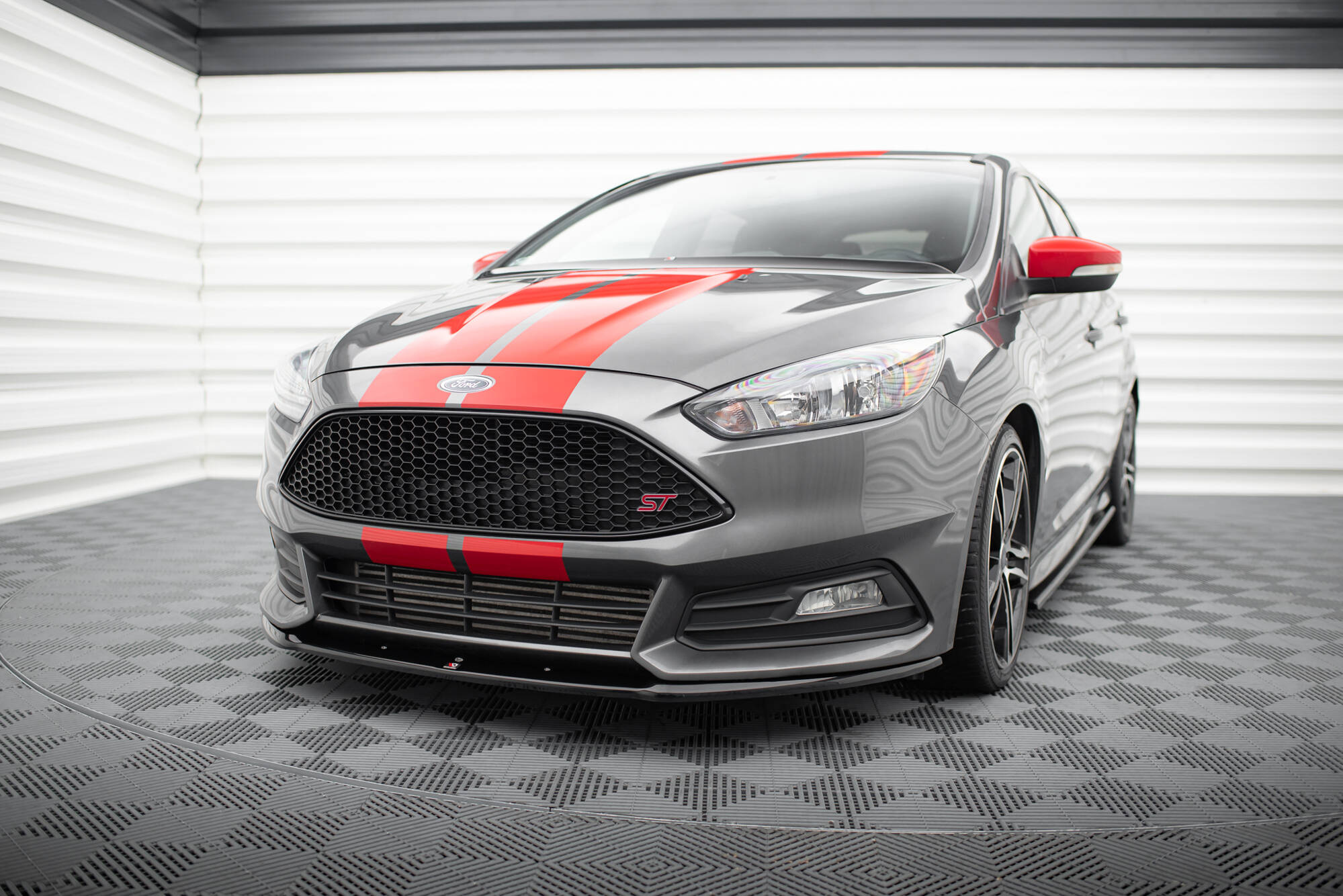 Frontspoiler Ford Focus ST III Facelift 2015 - 2018 | Sport Glossy Black Edition
