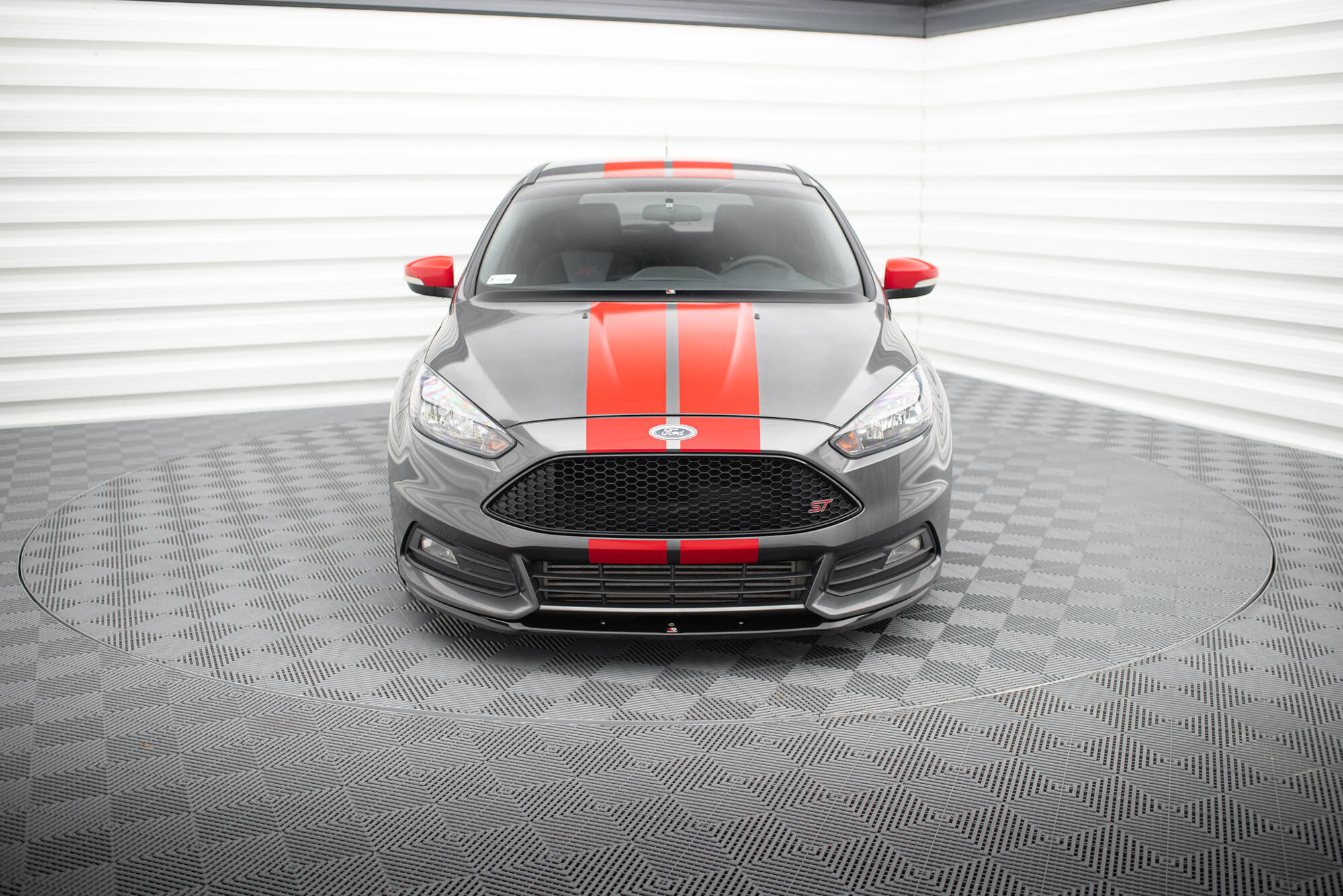 Frontspoiler Ford Focus ST III Facelift 2015 - 2018 | Sport Glossy Black Edition – bilde 2