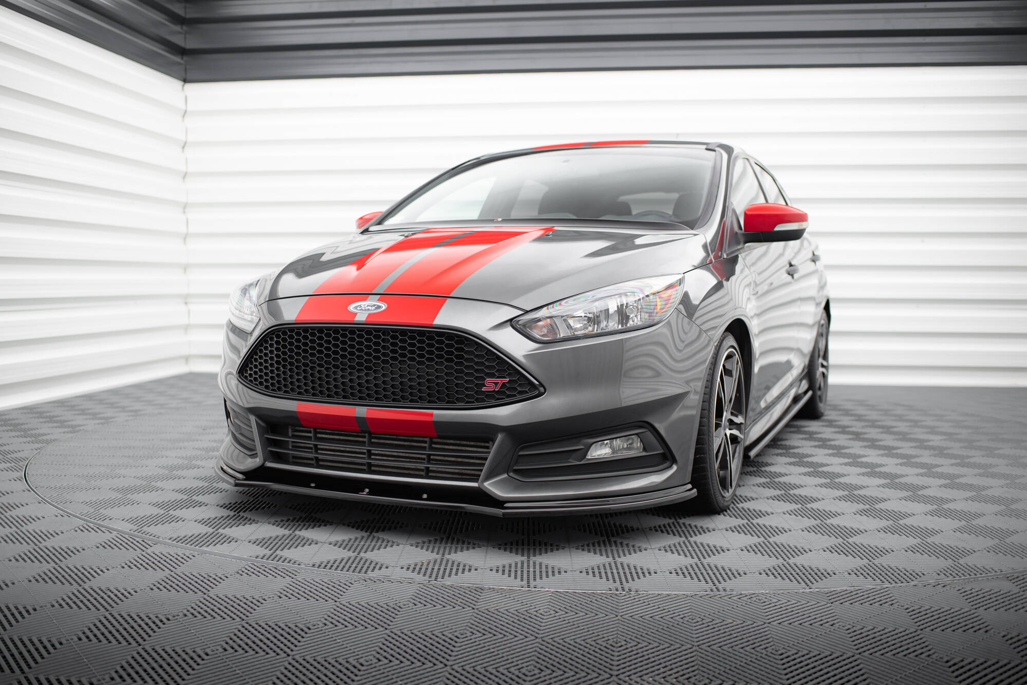 Frontspoiler Ford Focus ST III Facelift 2015 - 2018 | Sport Glossy Black Edition V1
