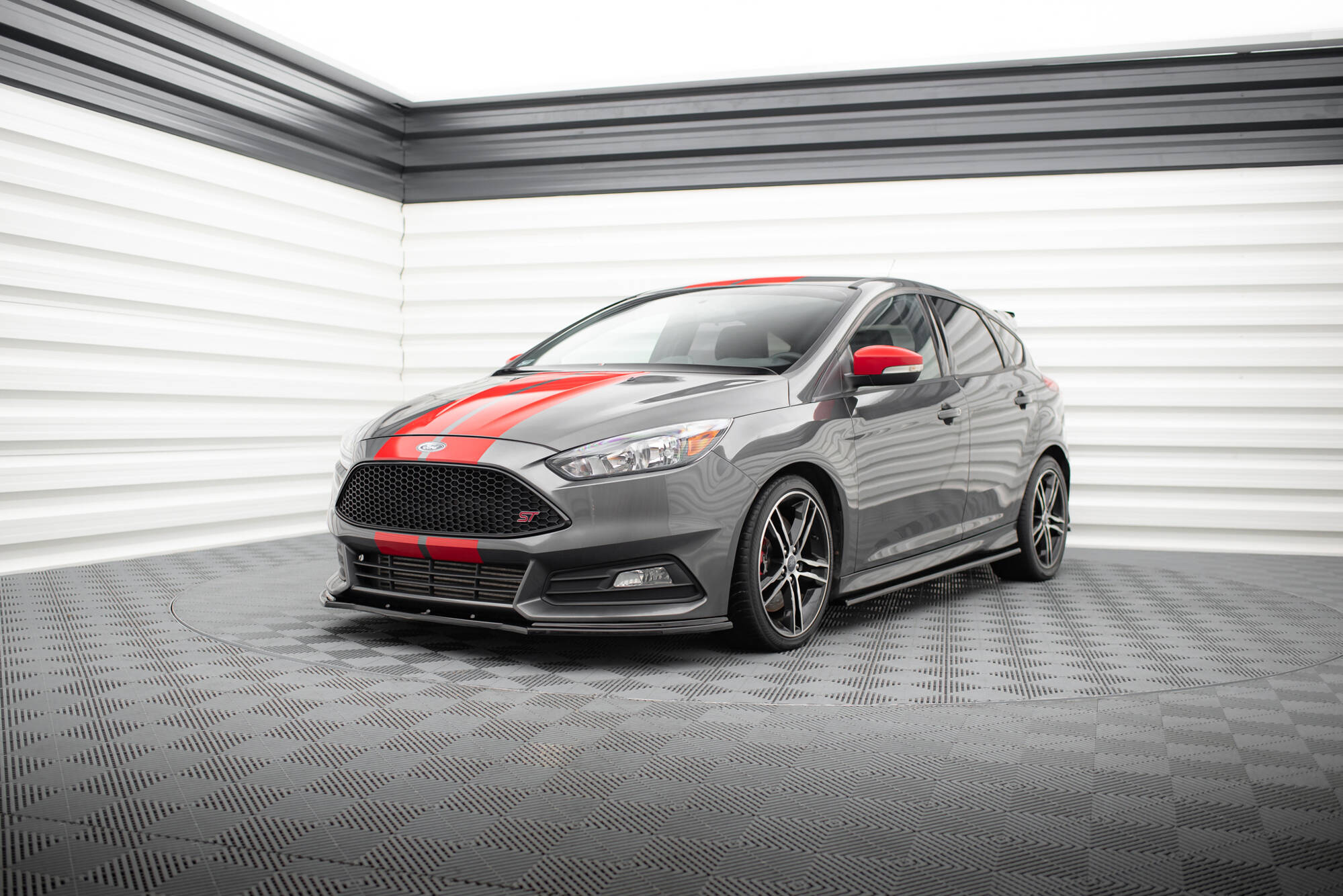 Frontspoiler Ford Focus ST III Facelift 2015 - 2018 | Sport Glossy Black Edition V1 – bilde 4