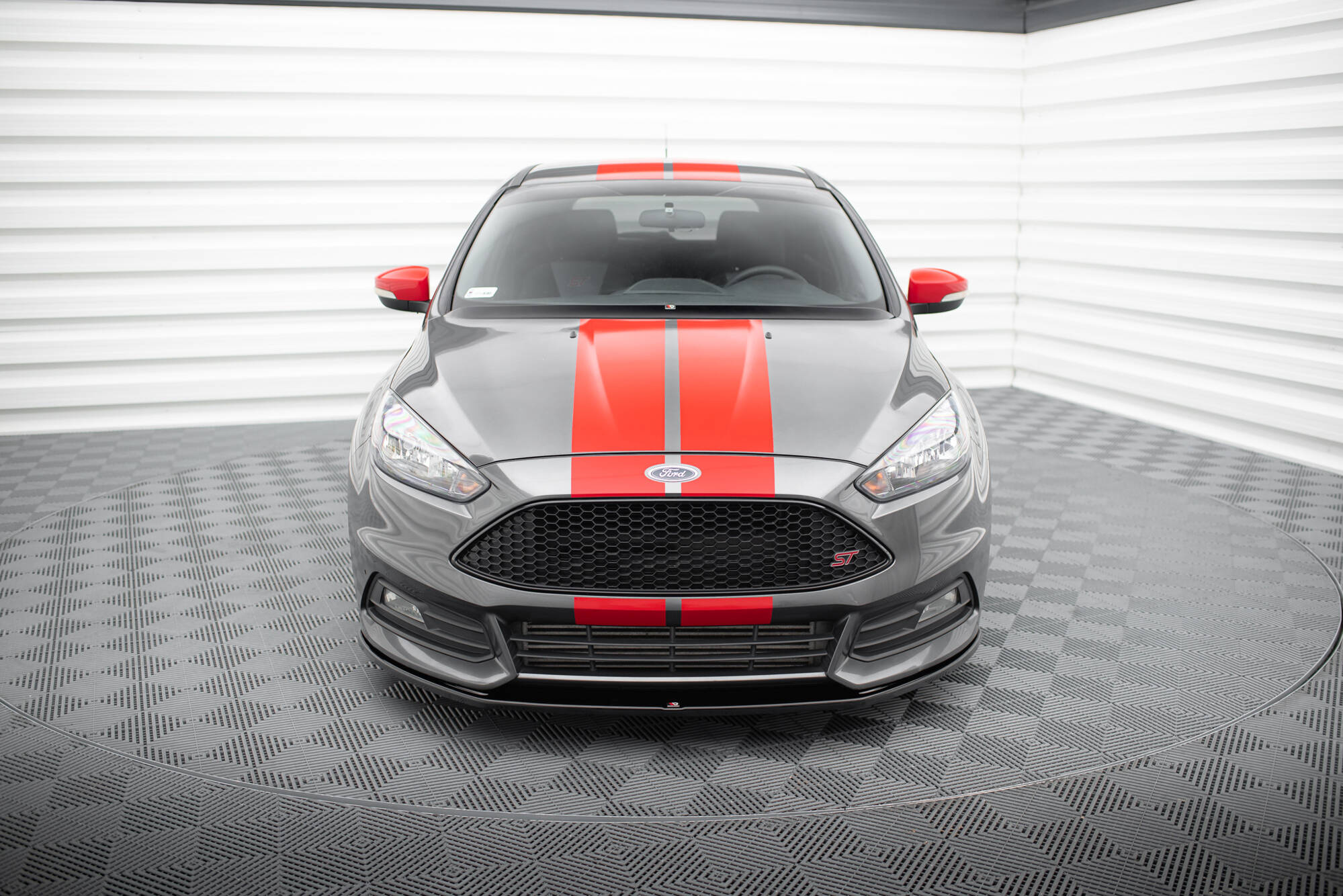 Frontspoiler Ford Focus ST III Facelift 2015 - 2018 | Sport Glossy Black Edition V2 – bilde 2