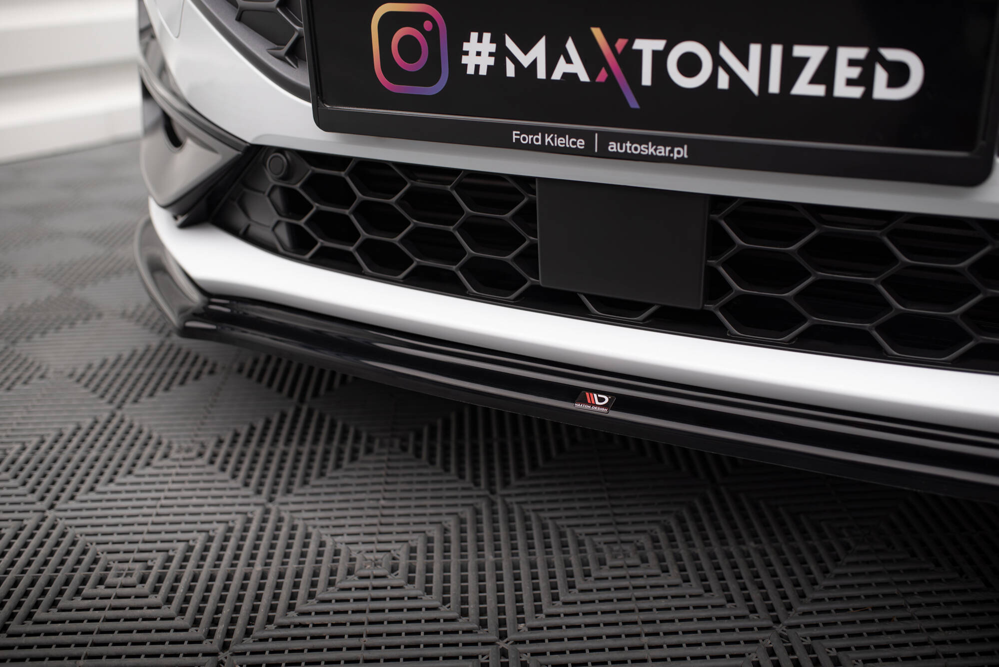 Frontspoiler Ford Focus (ST/ST-Line Estate) IV Facelift 2021 -> | V4 Sport Glossy Black Edition – bilde 4