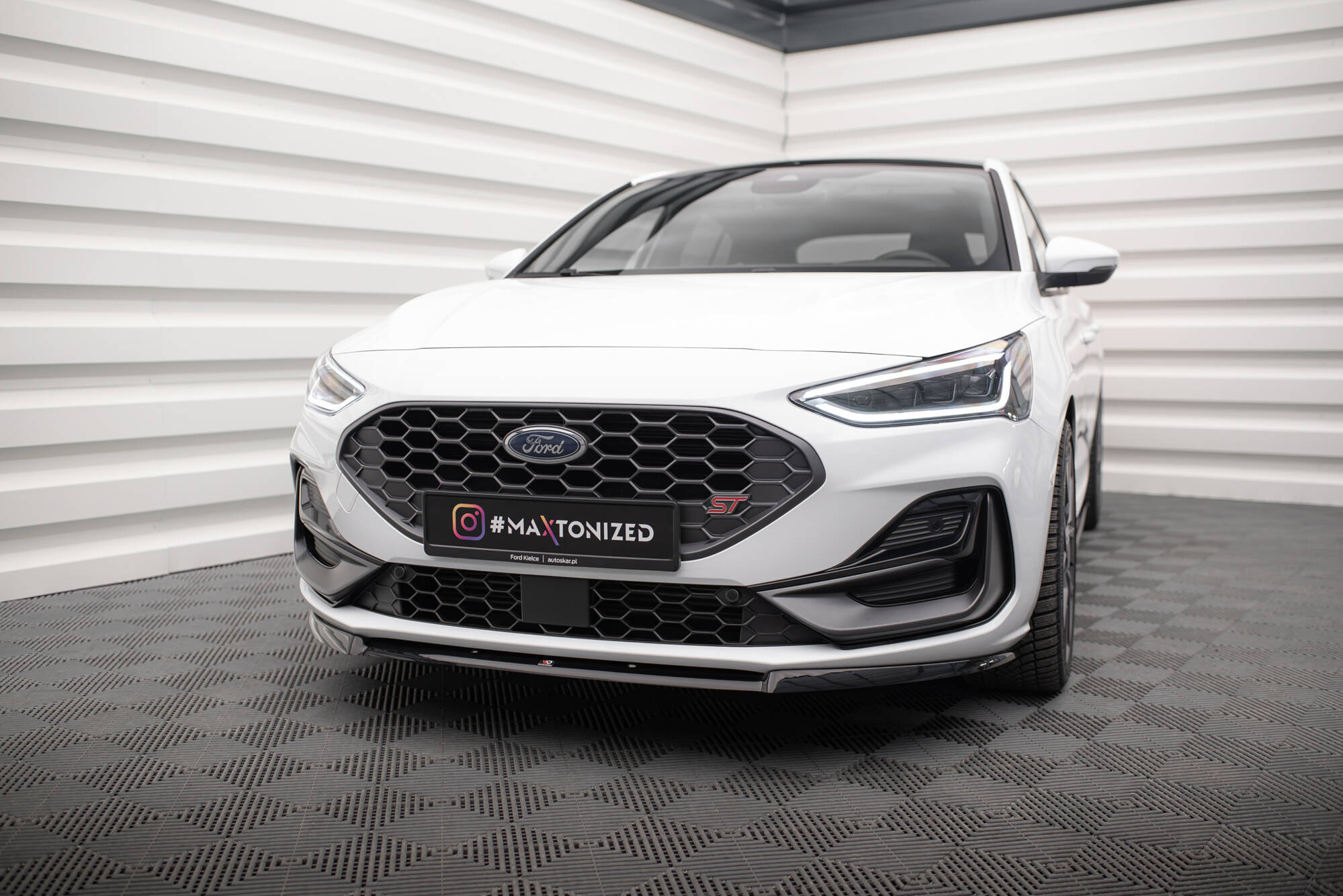 Frontspoiler Ford Focus (ST/ST-Line) IV Facelift 2021 -> | Sport Glossy Black Edition V2