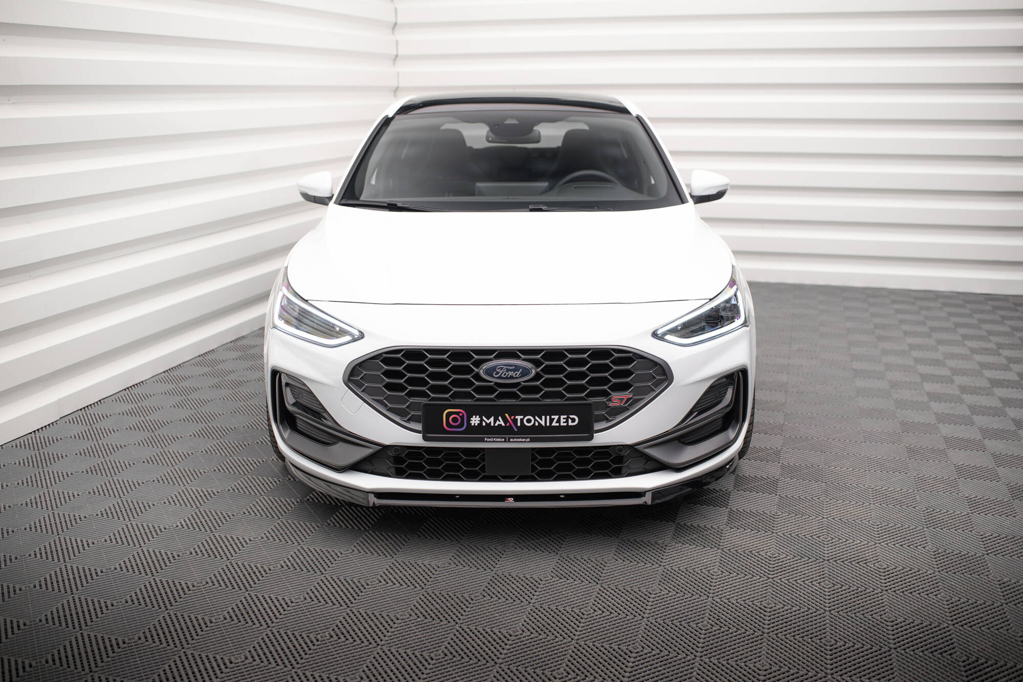 Frontspoiler Ford Focus (ST/ST-Line) IV Facelift 2021 -> | Sport Glossy Black Edition V2 – bilde 2