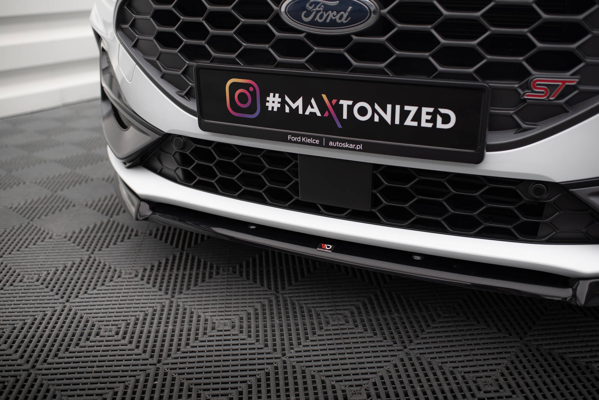 Frontspoiler Ford Focus (ST/ST-Line) IV Facelift 2021 -> | Sport Glossy Black Edition V2 – bilde 3
