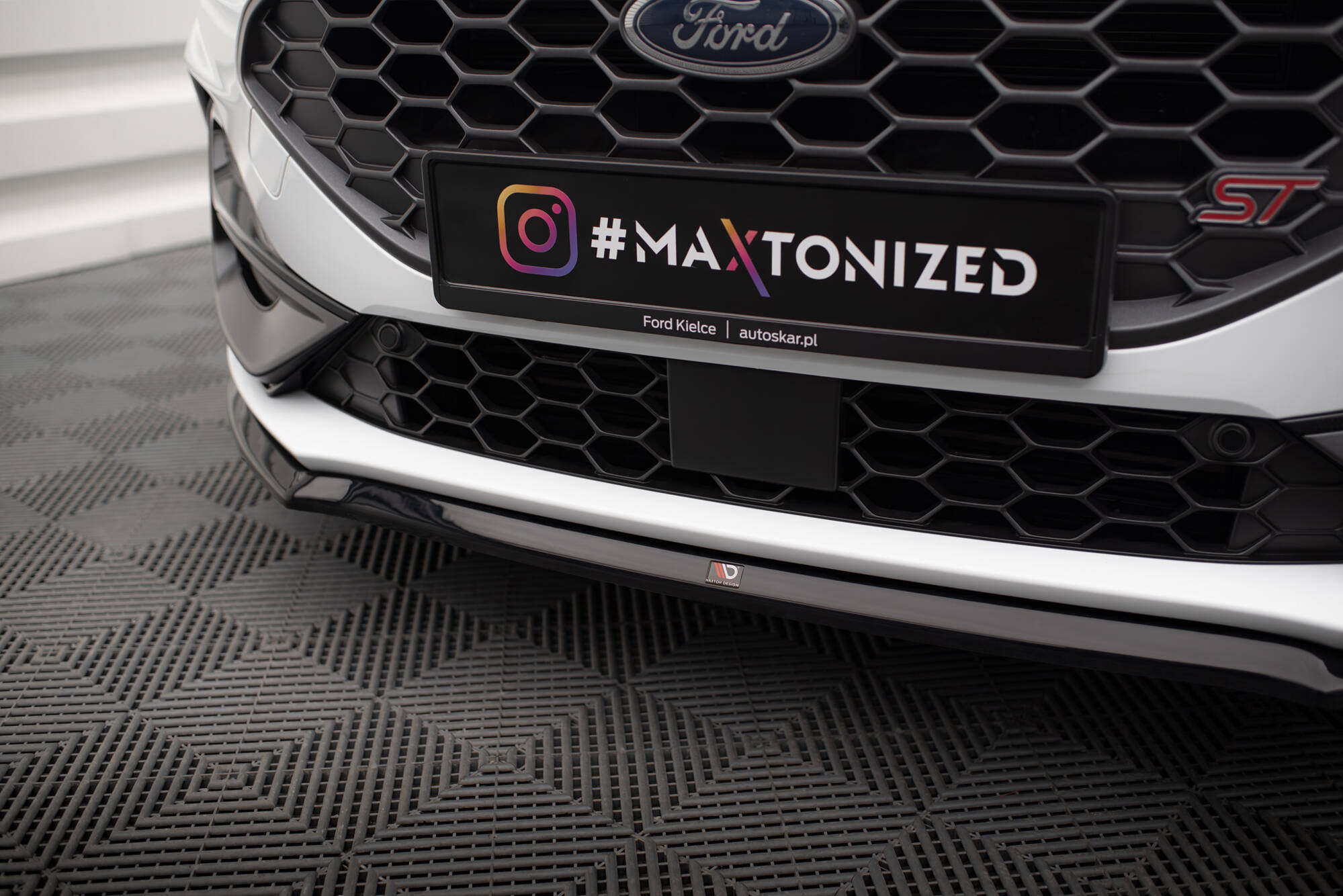 Frontspoiler Ford Focus (ST/ST-Line) IV Facelift 2021 -> | Sport Glossy Black Edition V3 Image 3