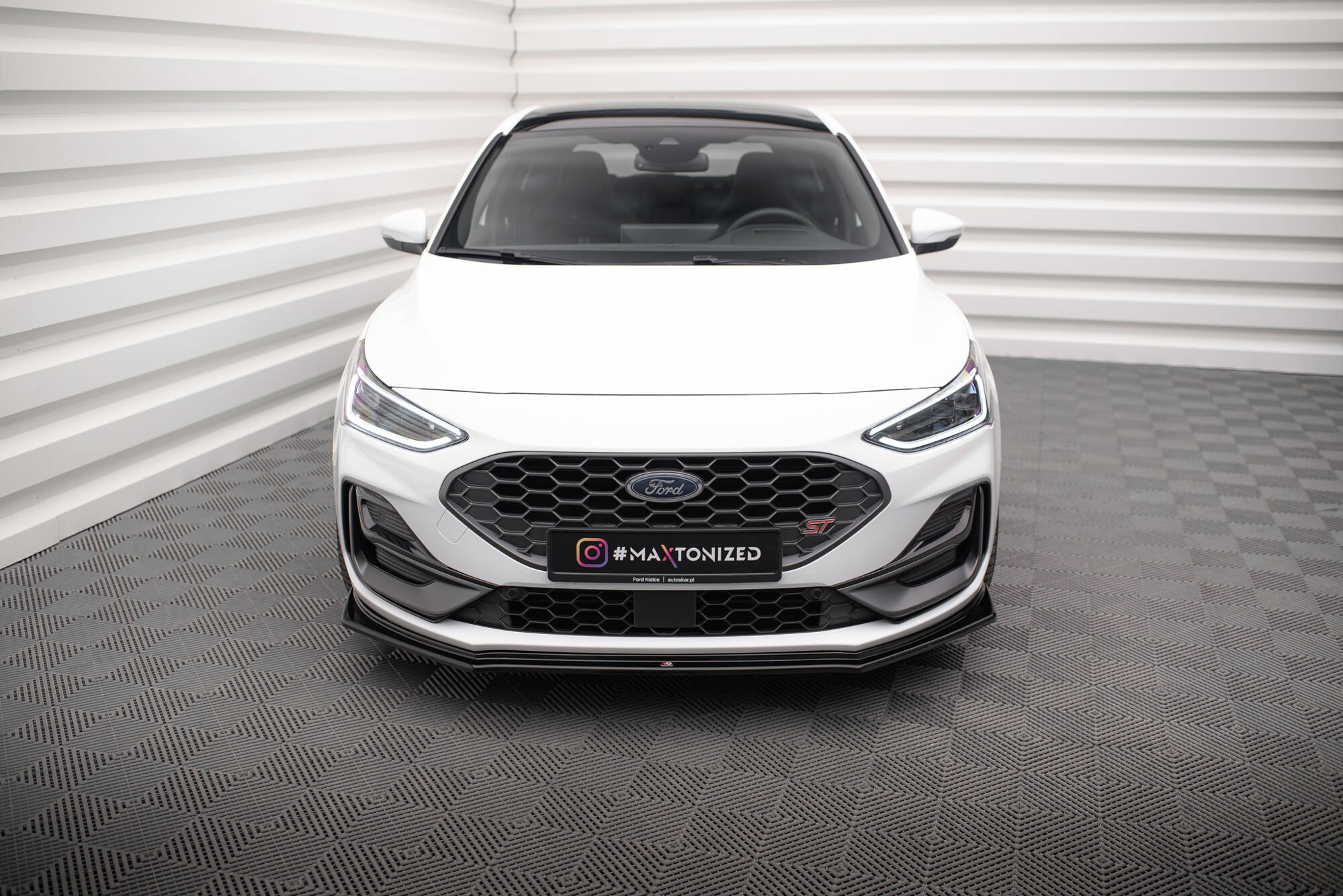 Frontspoiler Ford Focus (ST/ST-Line) IV Facelift 2021 -> | V5 Sport Glossy Black Edition – bilde 2