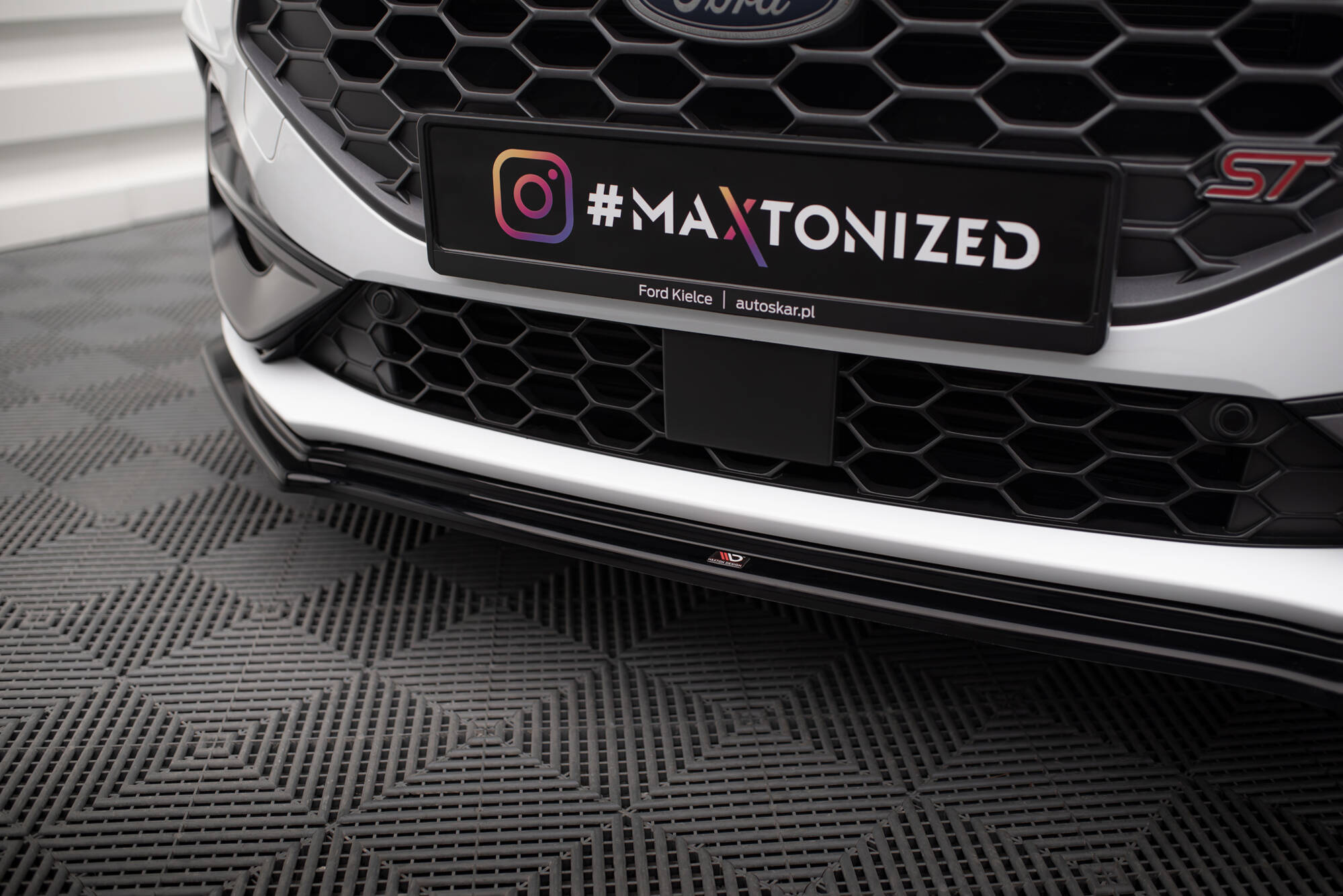 Frontspoiler Ford Focus (ST/ST-Line) IV Facelift 2021 -> | V5 Sport Glossy Black Edition – bilde 3