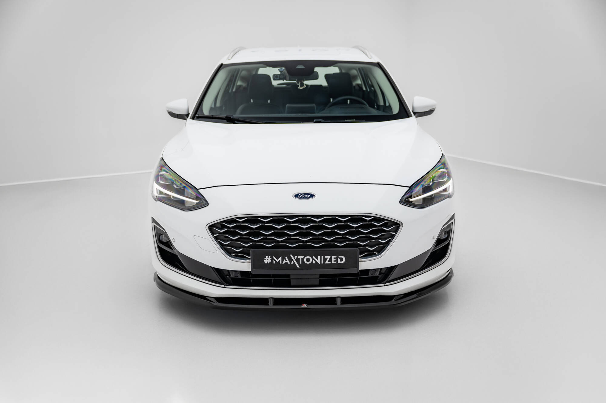 Frontspoiler Ford Focus Vignale IV 2018 - 2021 | V1 Sport Glossy Black Edition – bilde 2