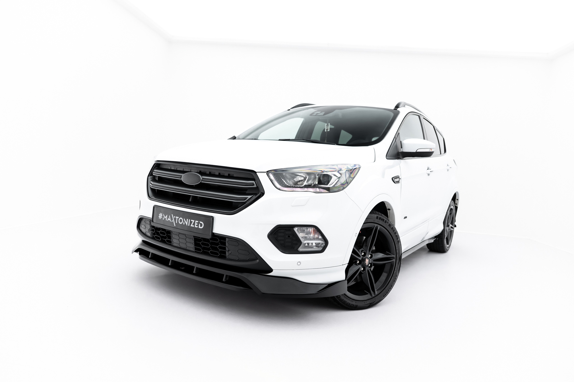 Frontspoiler Ford Kuga ST-Line II Facelift 2016 - 2019 | Sport Glossy Black Edition