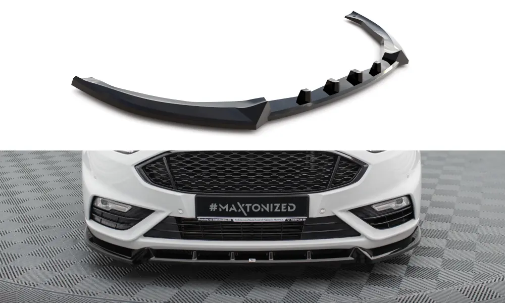 Frontspoiler Ford Mondeo Sport mk5 facelift 2019 - 2022 / Ford Fusion Sport (USA) mk2 facelift 2019 - 2020 | Glossy Black Edition – bilde 2
