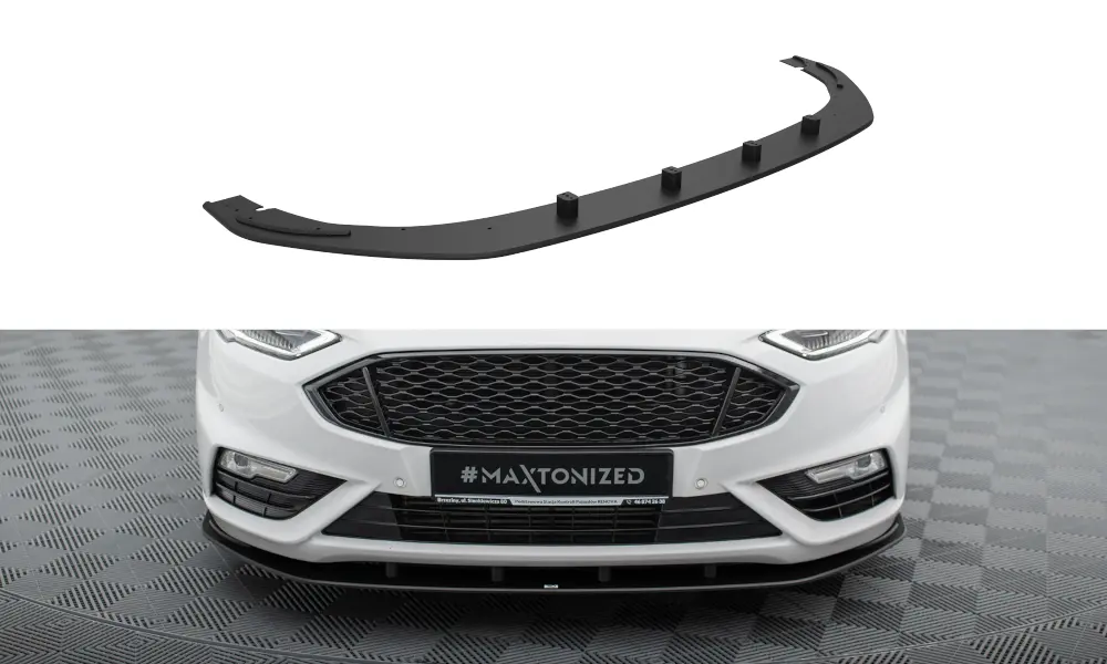 Frontspoiler Ford Mondeo Sport V facelift 2019 - 2022 / Ford Fusion Sport (USA) II facelift 2019 - 2020 | Street Pro Black Edition – bilde 3