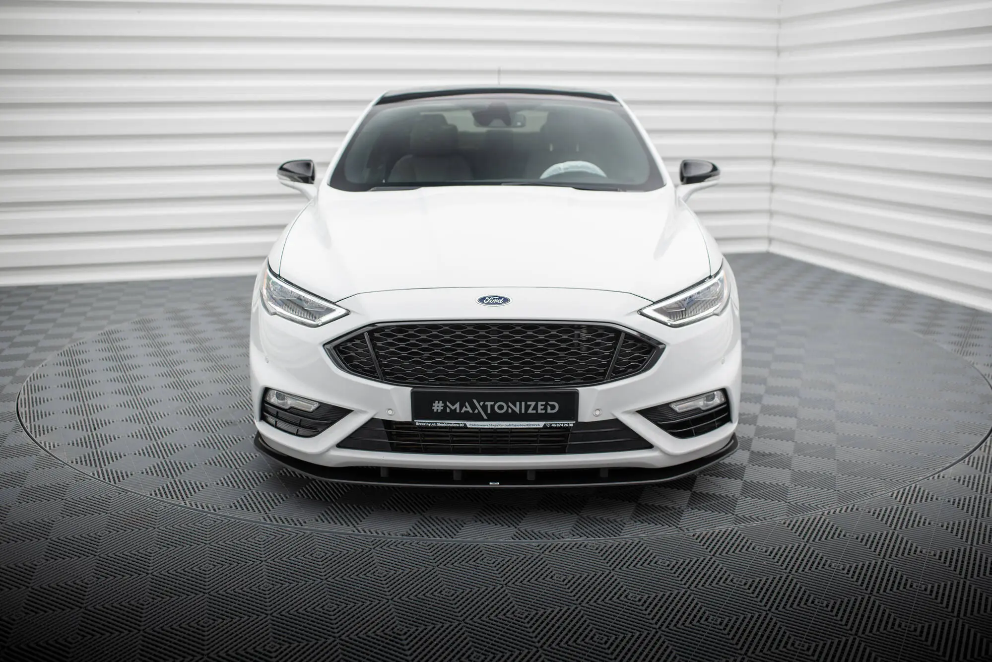 Frontspoiler Ford Mondeo Sport V facelift 2019 - 2022 / Ford Fusion Sport (USA) II facelift 2019 - 2020 | Street Pro Black Edition – bilde 4