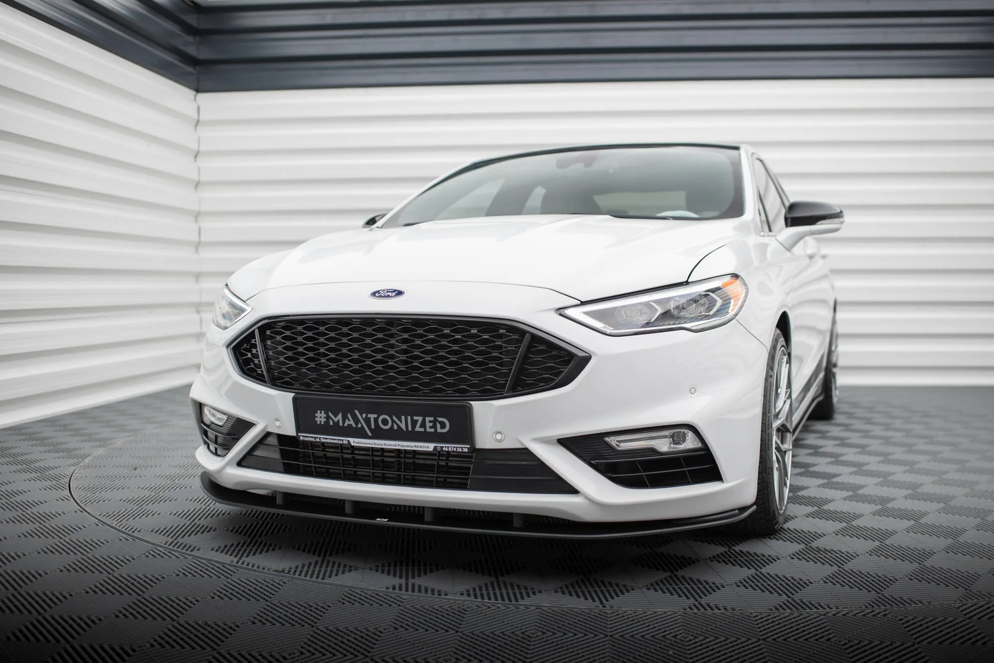 Frontspoiler Ford Mondeo Sport V facelift 2019 - 2022 / Ford Fusion Sport (usa) II facelift 2019 - 2020 | Street Pro Black Edition