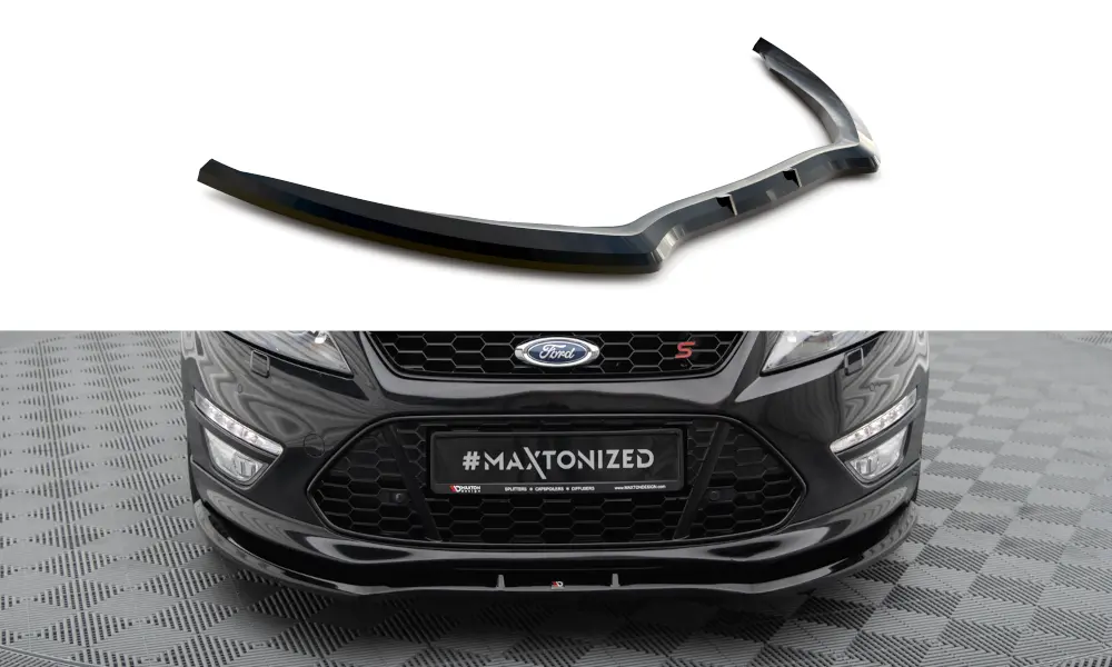 Frontspoiler Ford Mondeo ST-Line mk4 facelift 2010 - 2014 | V.1 Glossy Black Edition – bilde 2