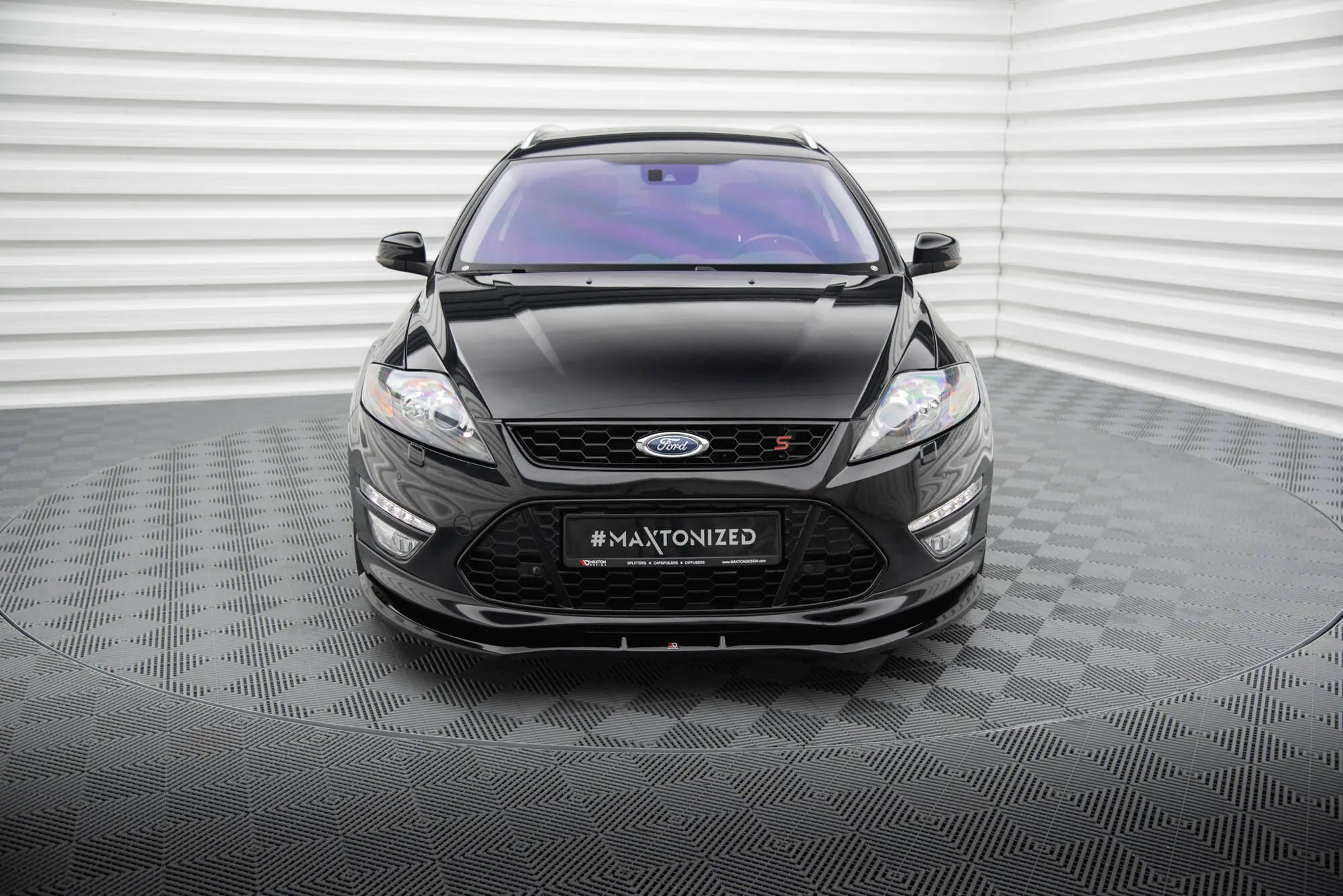 Frontspoiler Ford Mondeo ST-Line mk4 facelift 2010 - 2014 | V.1 Glossy Black Edition – bilde 3