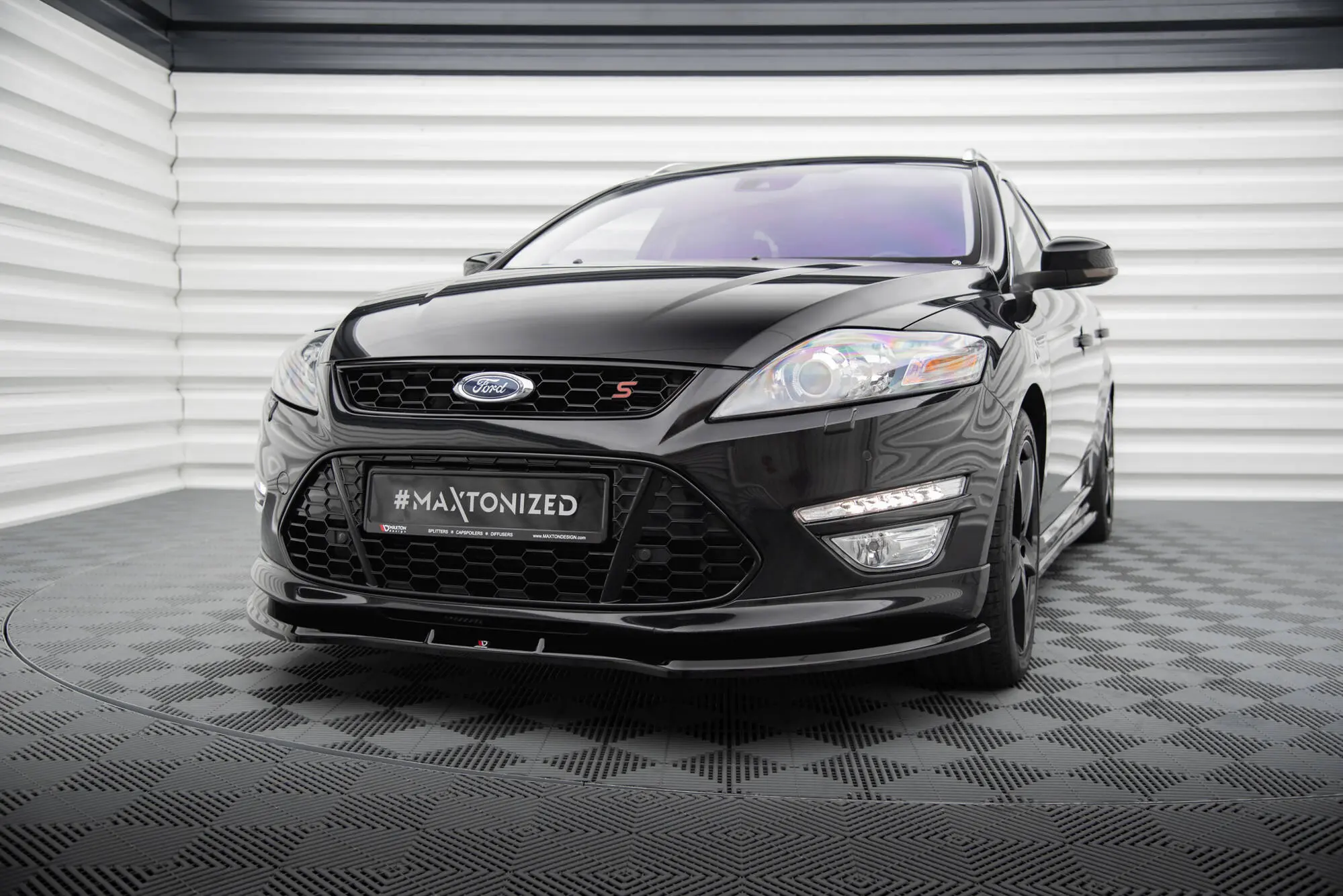 Frontspoiler Ford Mondeo ST-Line mk4 facelift 2010 - 2014 | V.1 Glossy Black Edition – bilde 4