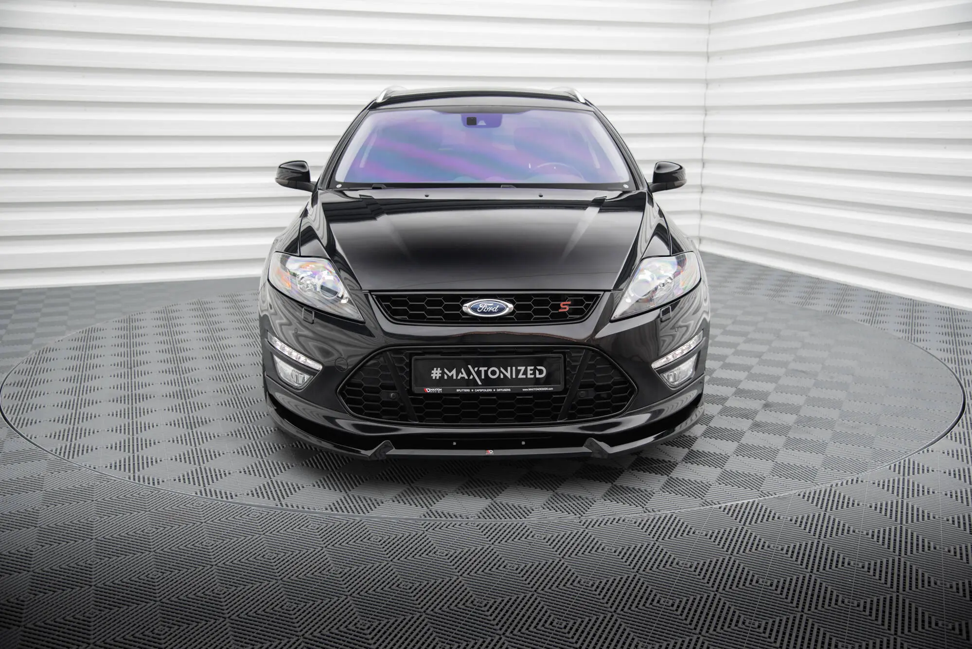 Frontspoiler Ford Mondeo ST-Line mk4 facelift 2010 - 2014 | V.2 Glossy Black Edition – bilde 3