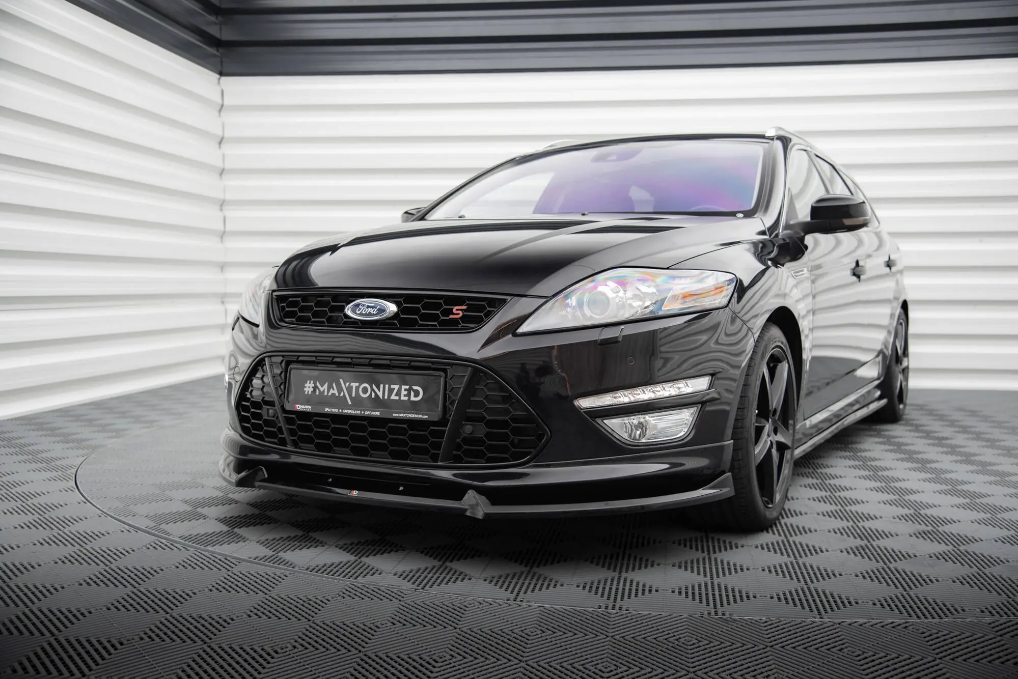 Frontspoiler Ford Mondeo ST-Line mk4 facelift 2010 - 2014 | V.2 Glossy Black Edition – bilde 4