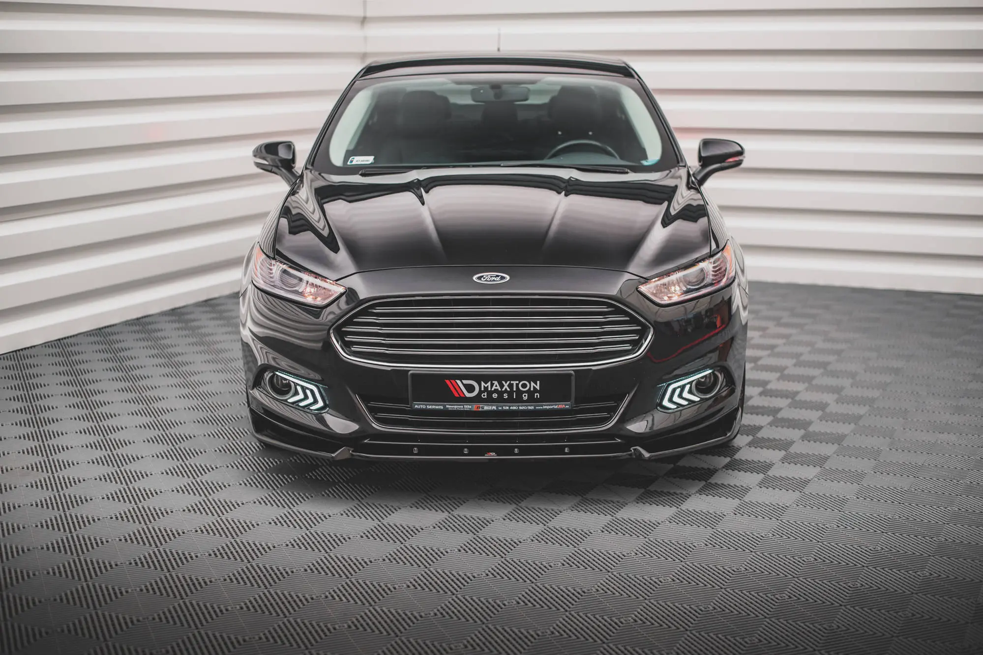 Frontspoiler Ford Mondeo V Pre-facelift 2014 - 2019 | Glossy Black Edition – bilde 2