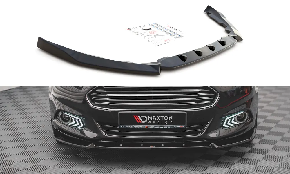 Frontspoiler Ford Mondeo V Pre-facelift 2014 - 2019 | Glossy Black Edition – bilde 3