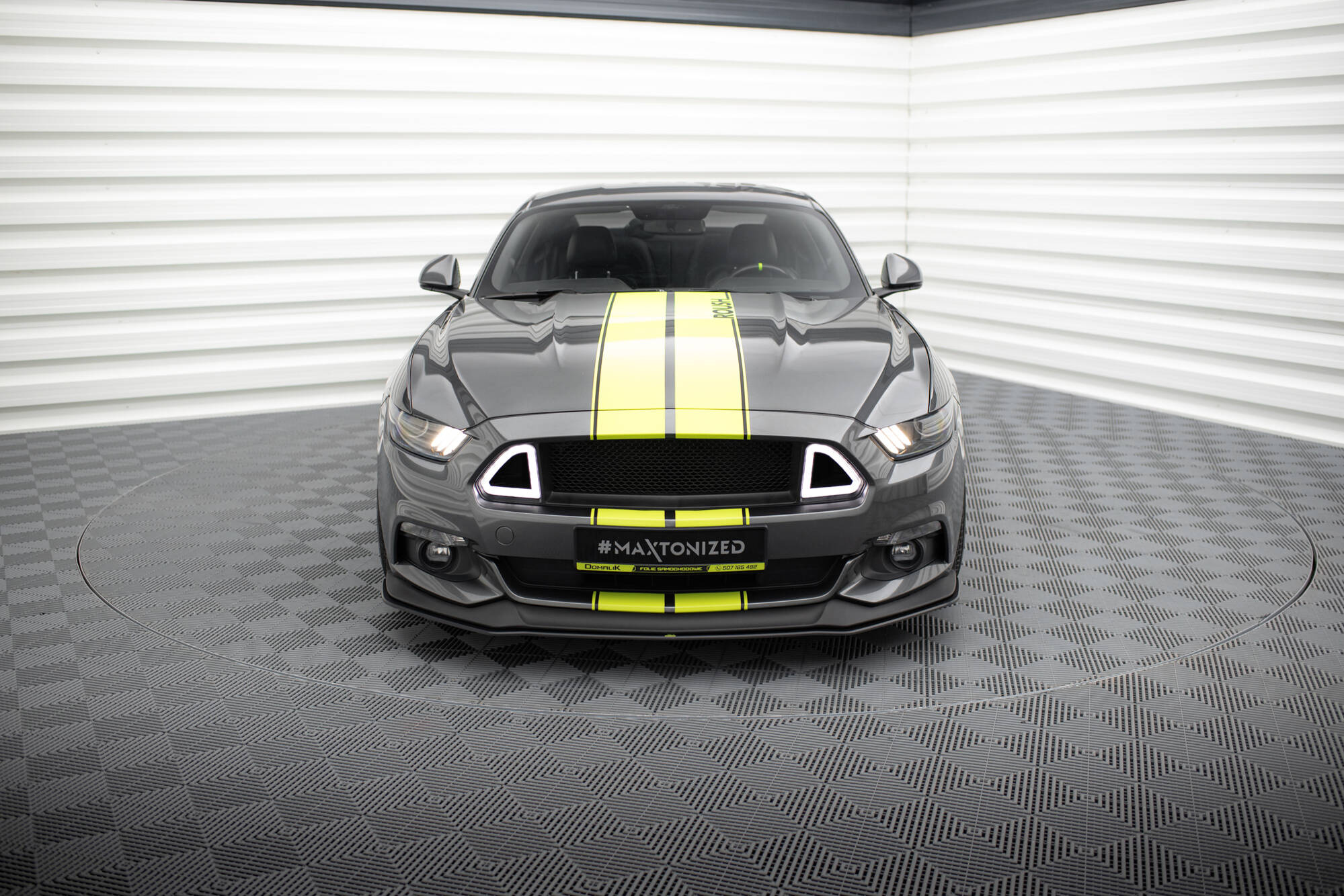 Frontspoiler Ford Mustang GT VI 2014 - 2017 | Sport Glossy Black Edition – bilde 2