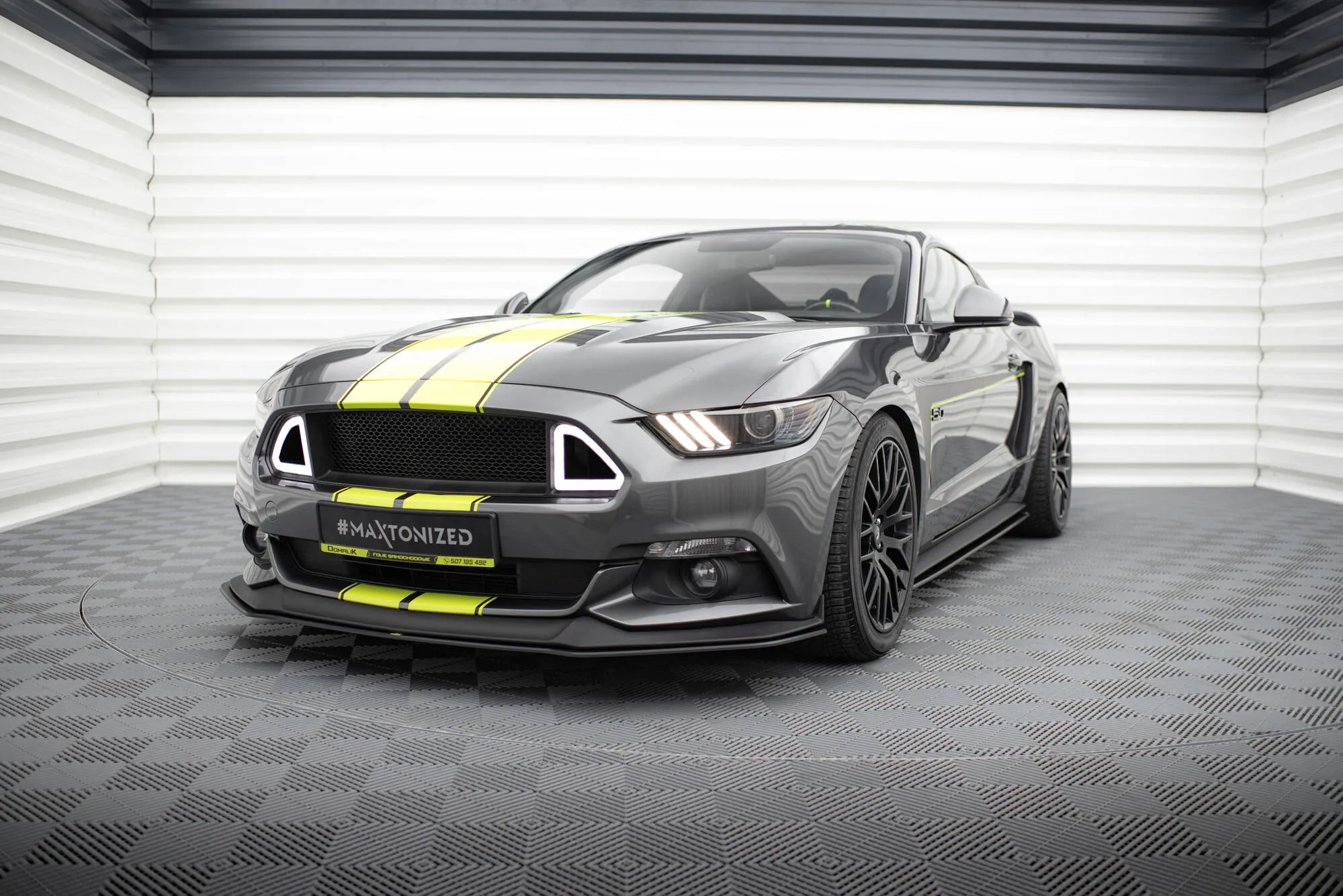 Frontspoiler Ford Mustang GT VI 2014 - 2017 | Street Pro Black Edition