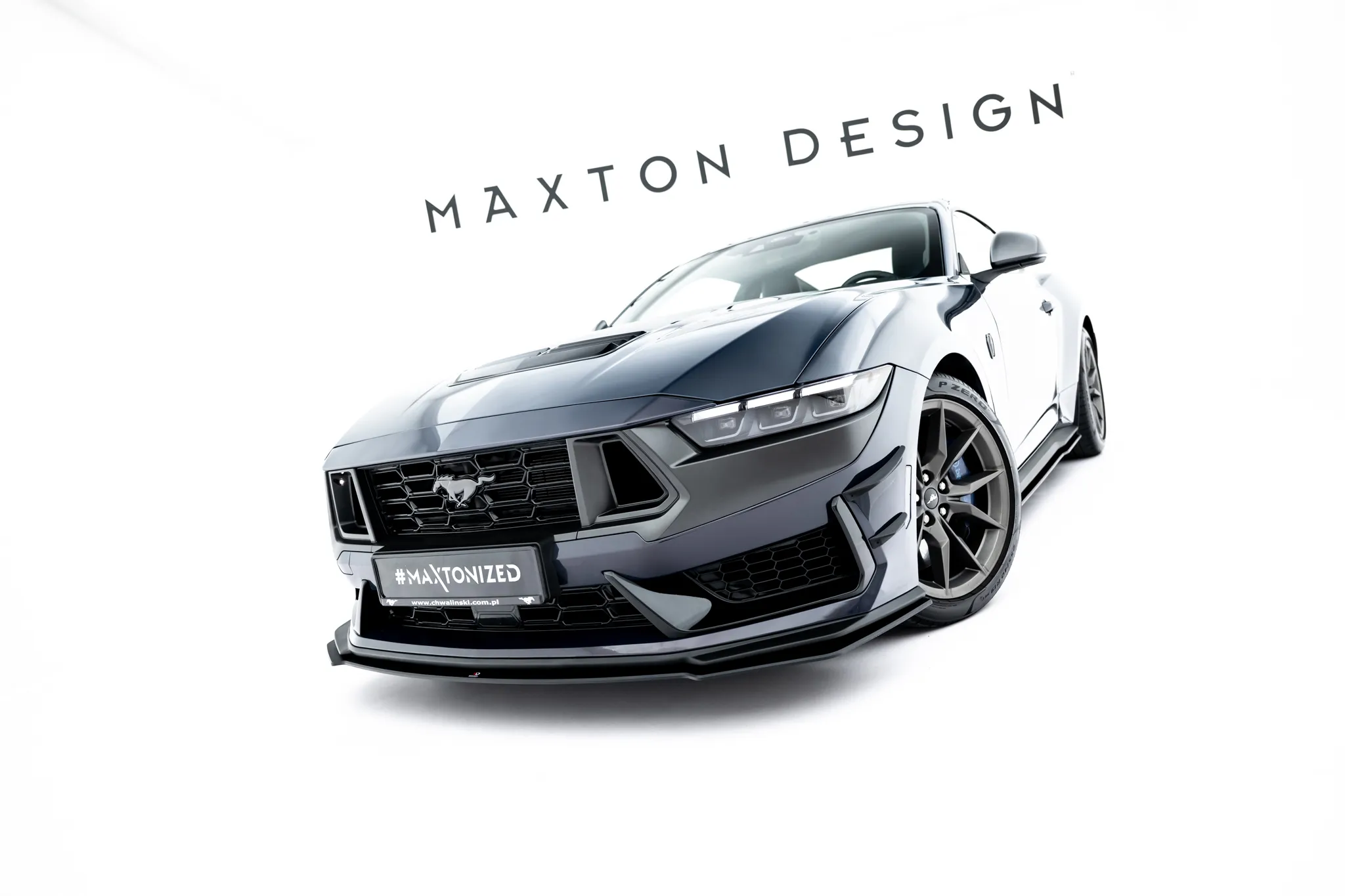 Frontspoiler Ford Mustang (Mk7) 2023-2026 | Street Pro Black Edition