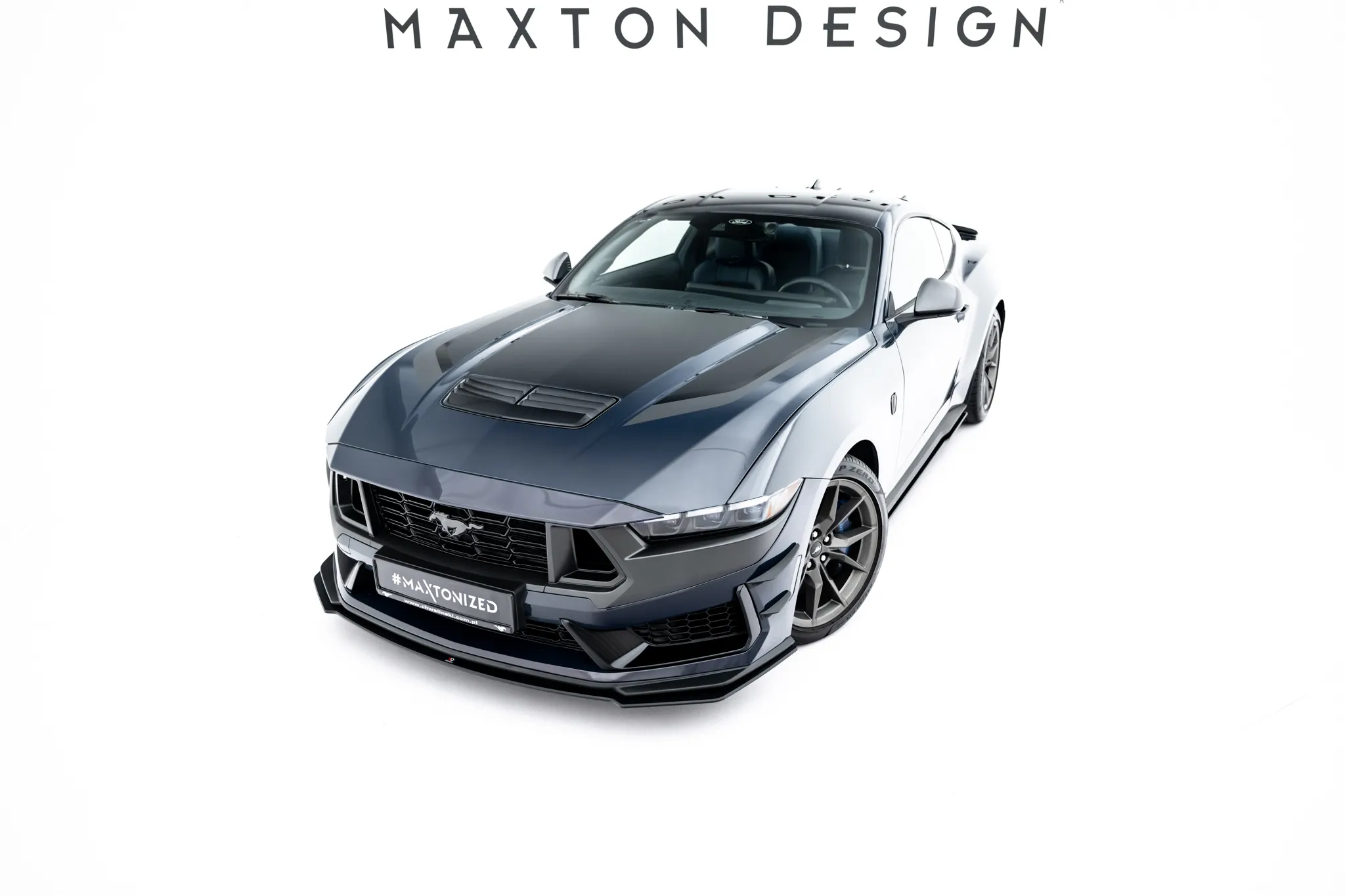 Frontspoiler Ford Mustang (Mk7) 2023-2026 | Street Pro Black Edition – bilde 2