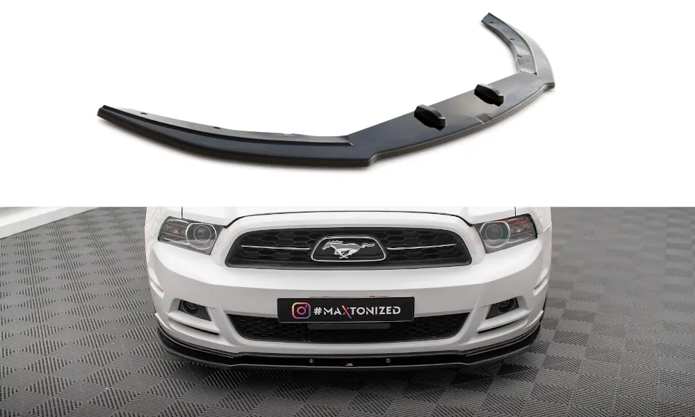 Frontspoiler Ford Mustang V Facelift 2009-2014 | Glossy Black Edition – bilde 3