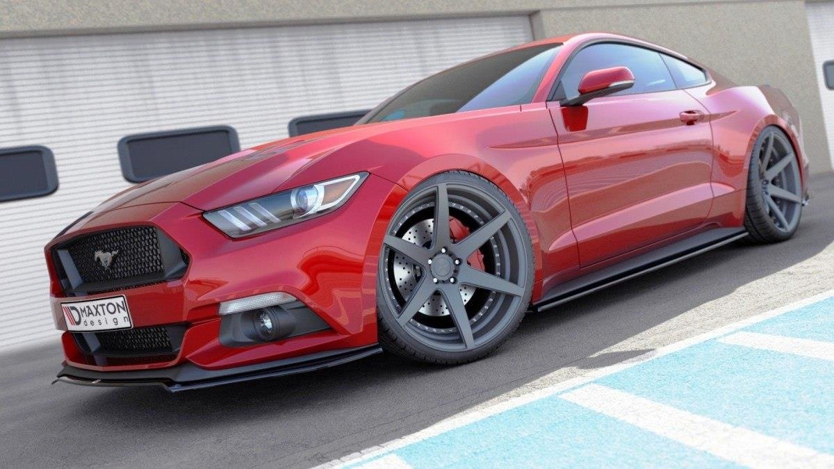 Frontspoiler Ford Mustang VI 2014-2017 | Glossy Black Edition – bilde 3