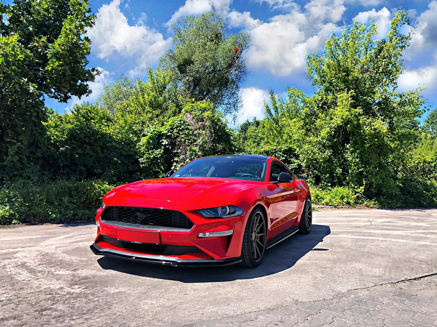 Frontspoiler Ford Mustang VI Facelift 2017 - 2023 | Glossy Black Edition – bilde 3