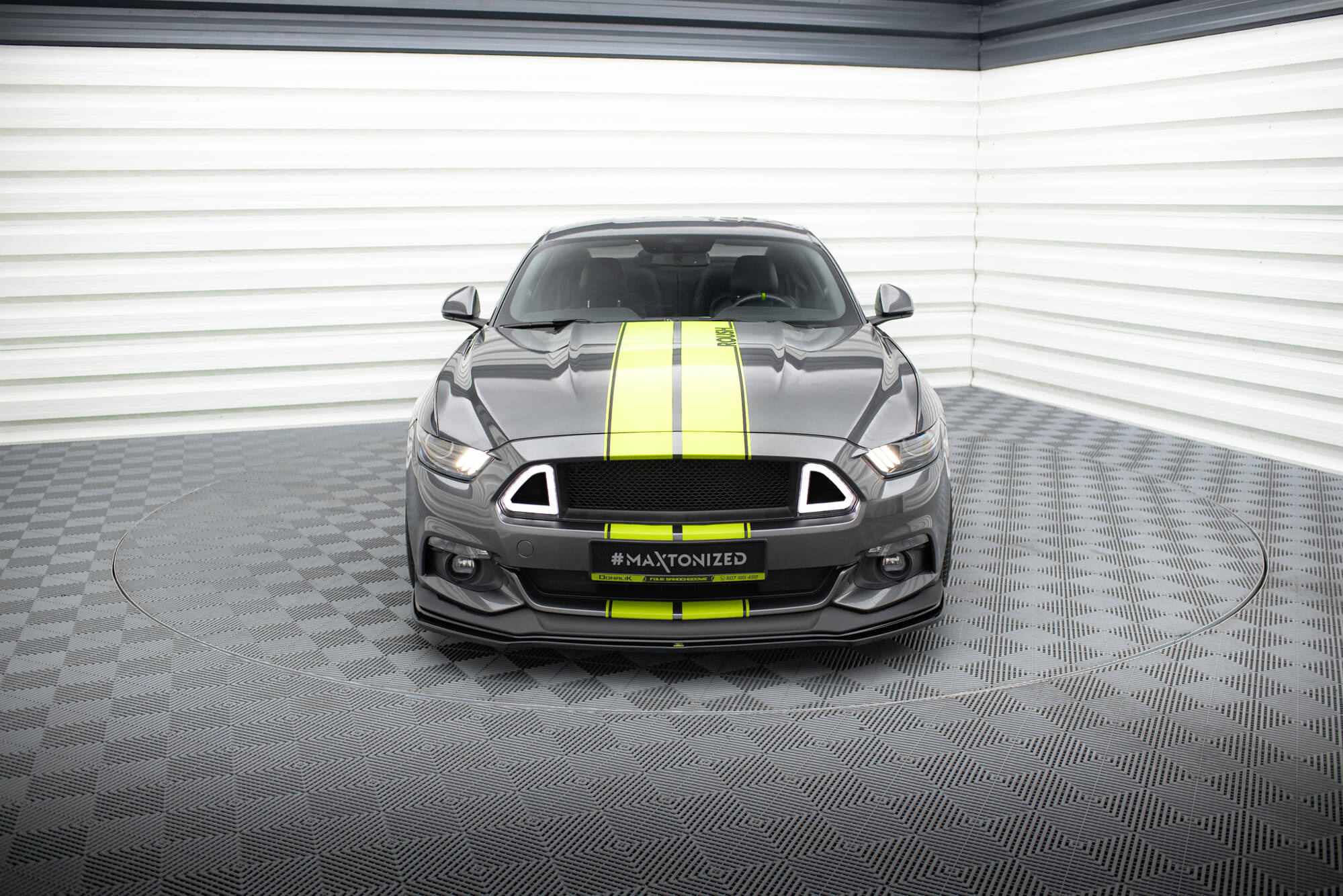 Frontspoiler Ford Mustang VI GT 2014 - 2017 | Sport Glossy Black Edition – bilde 2