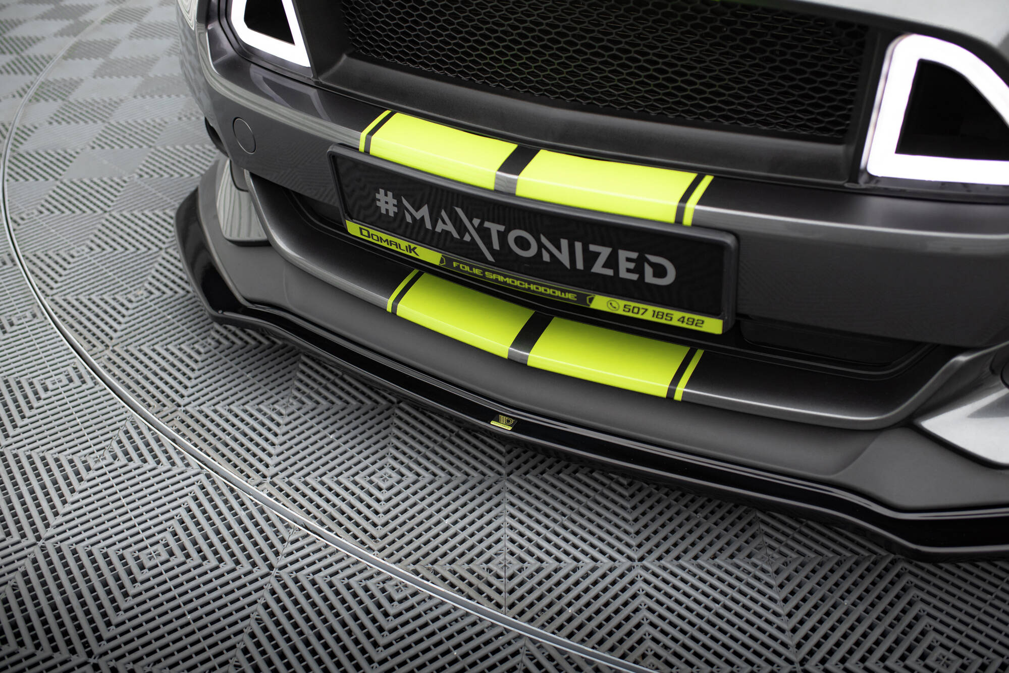 Frontspoiler Ford Mustang VI GT 2014 - 2017 | Sport Glossy Black Edition – bilde 3