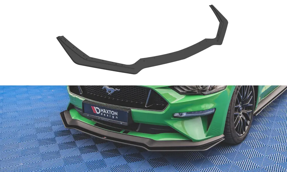 Frontspoiler Ford Mustang VI GT Facelift 2017 - 2023 | V.1 Street Pro Black Edition – bilde 2
